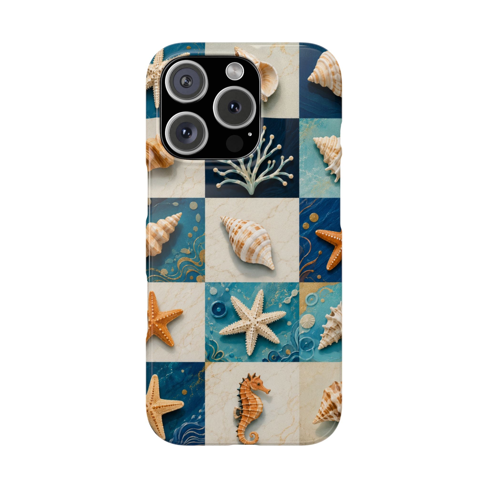 Coastal Seashell Mosaic Phone Case