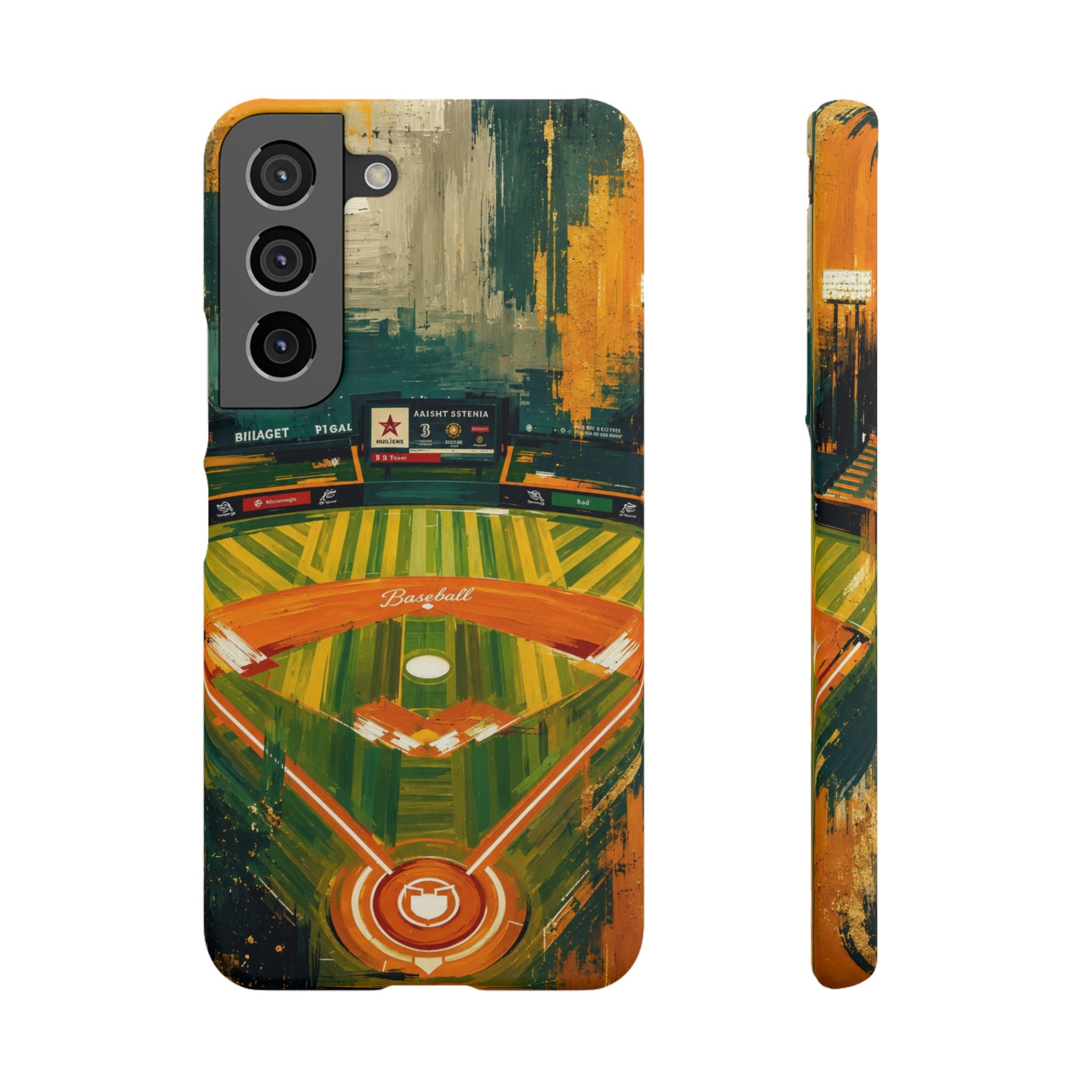 Abstract Baseball Stadium Phone Case