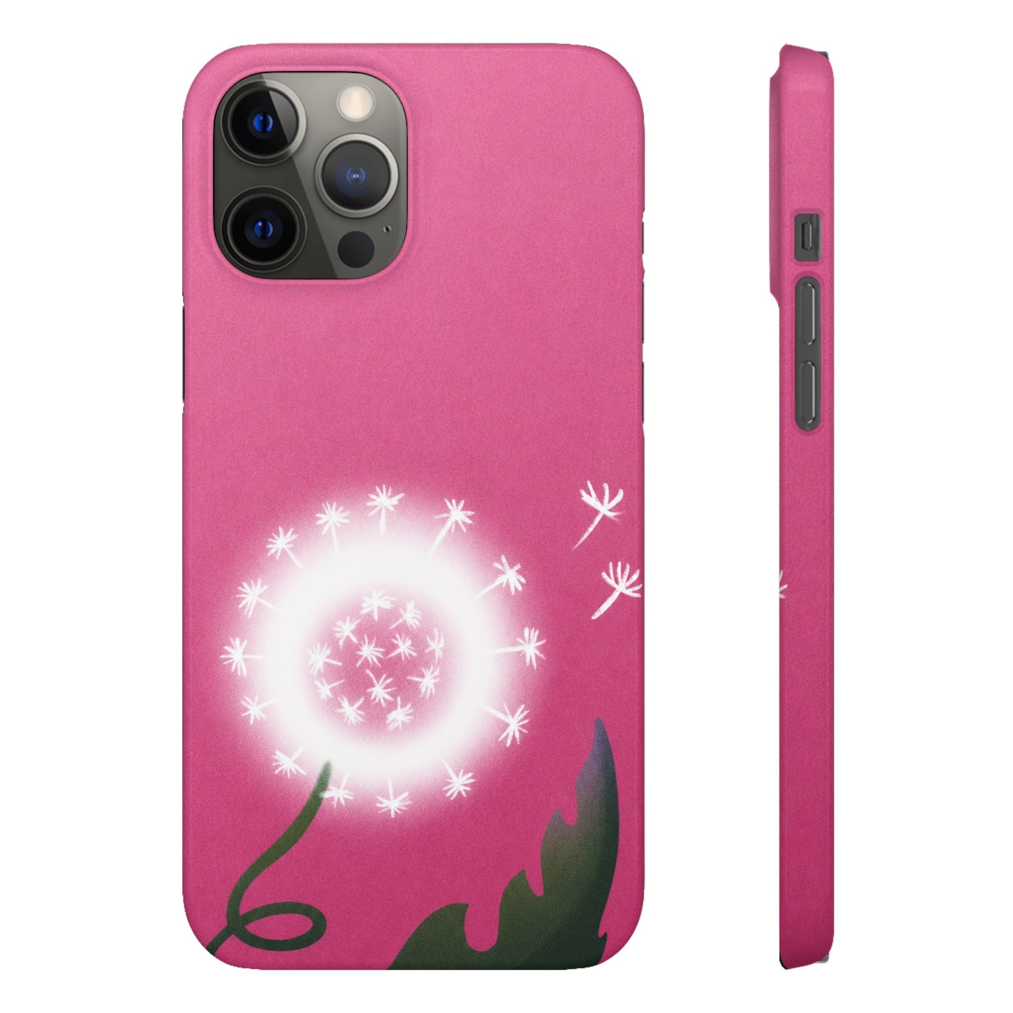 Pink Dandelion Phone Case