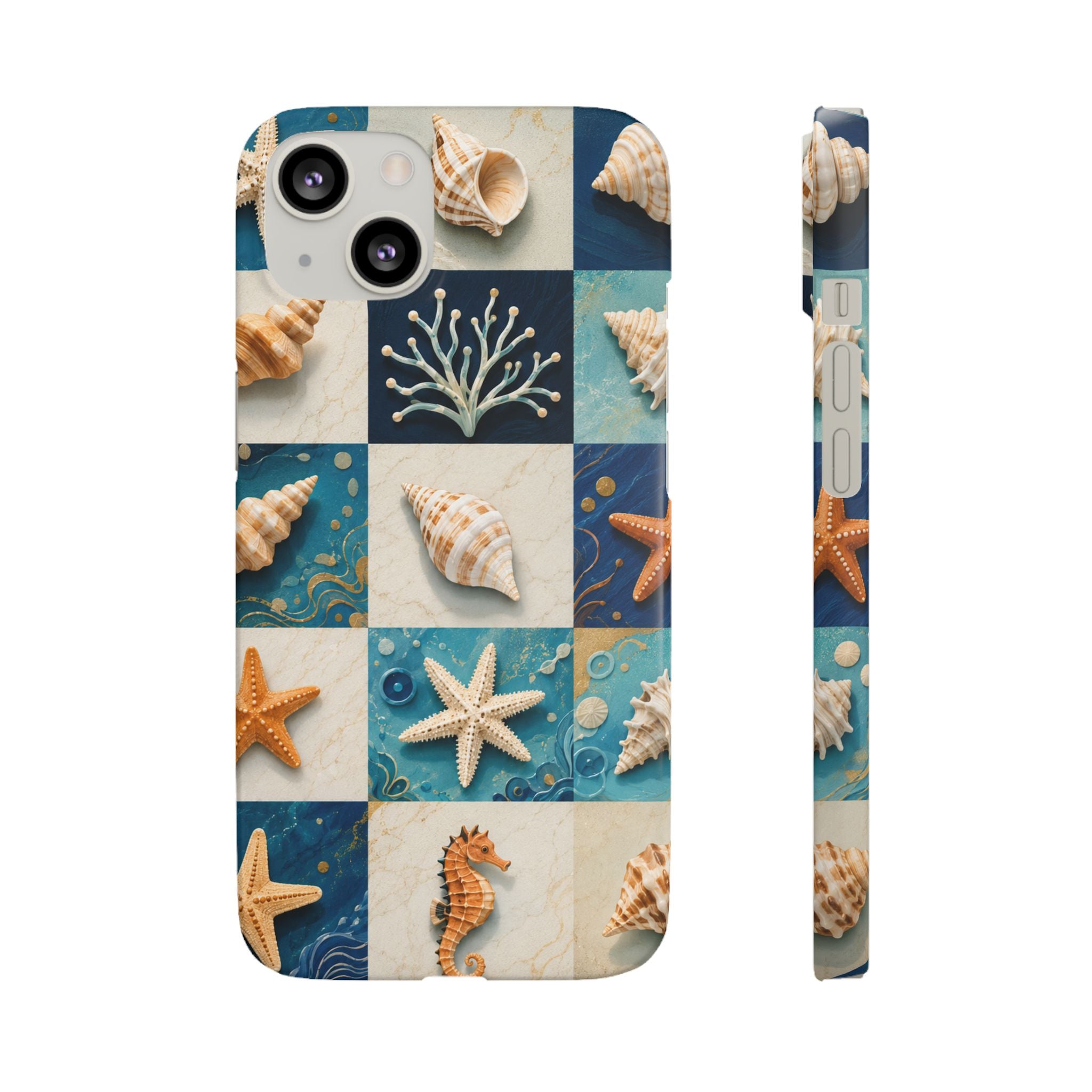 Coastal Seashell Mosaic Phone Case
