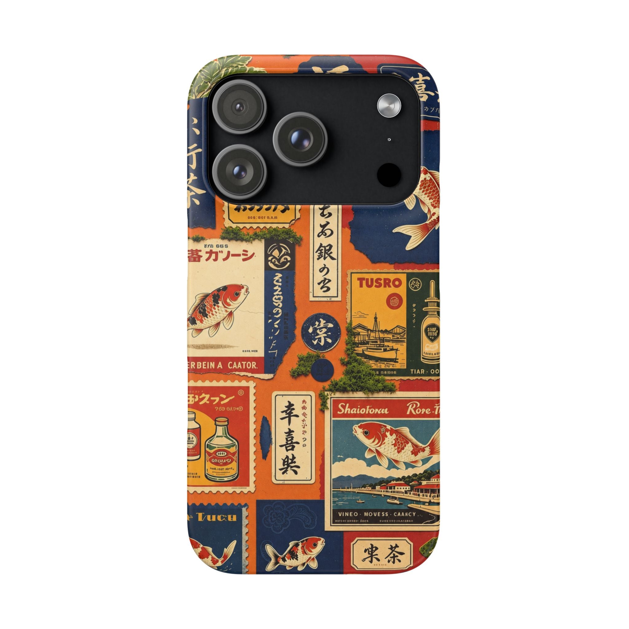 Vintage Japanese Koi Phone Case