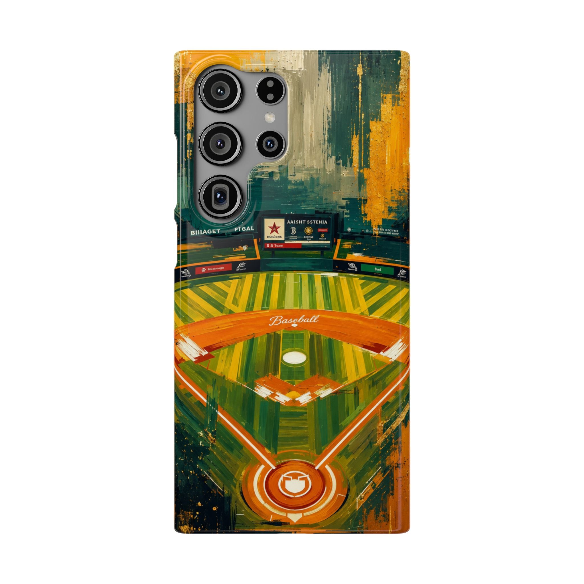 Abstract Baseball Stadium Phone Case