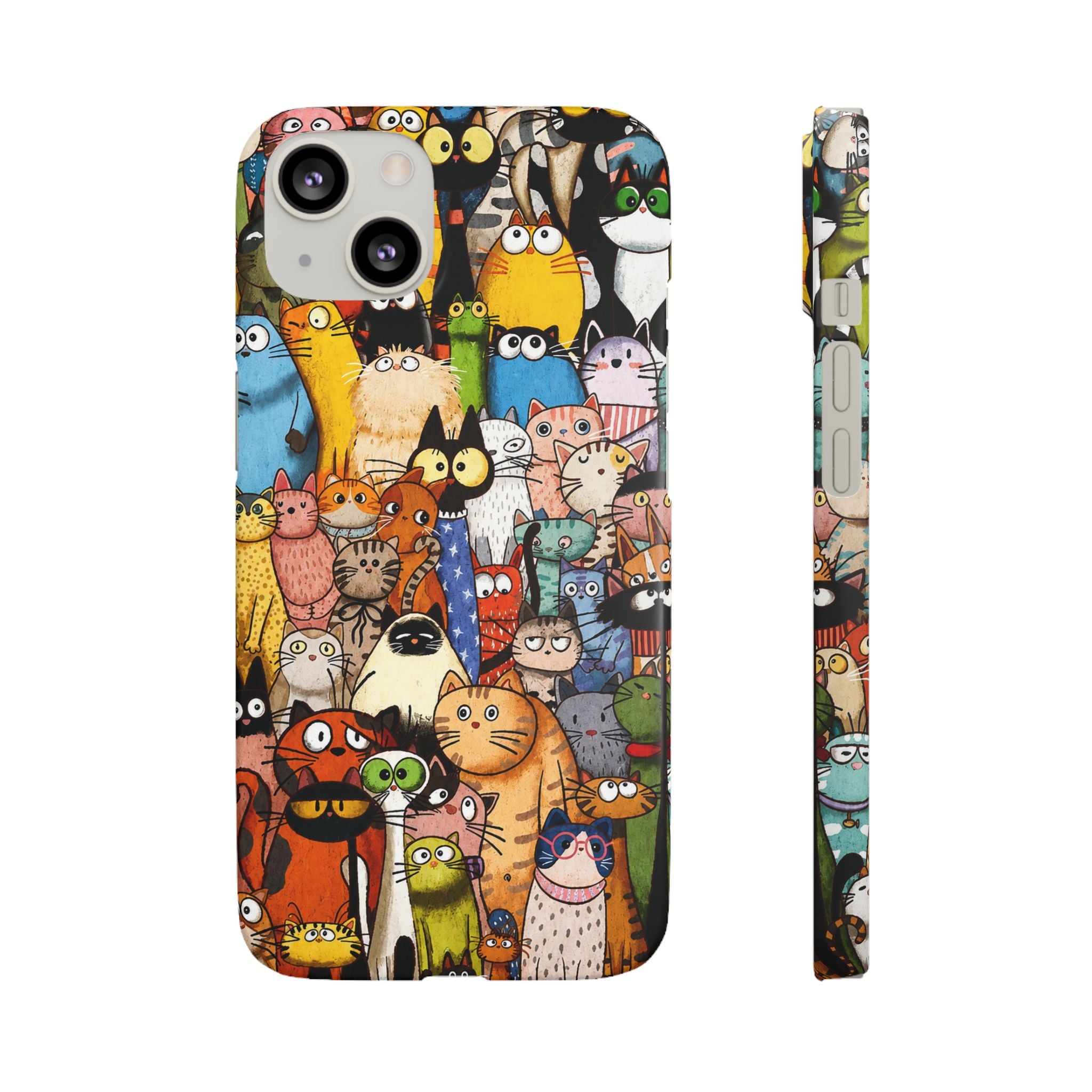Cute Cat Pattern Phone Case