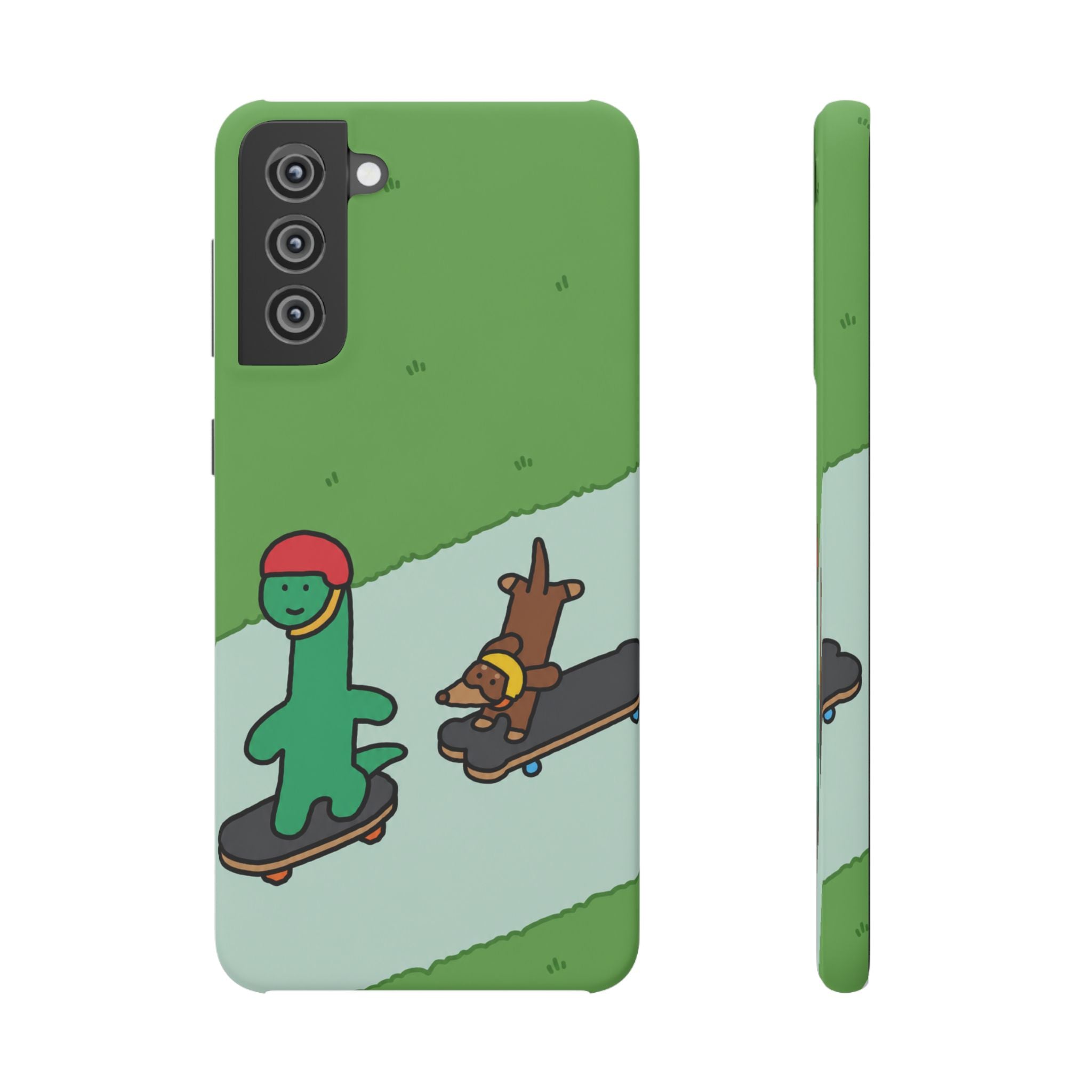 Skater Dino Phone Case