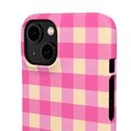 Pink Gingham Phone Case