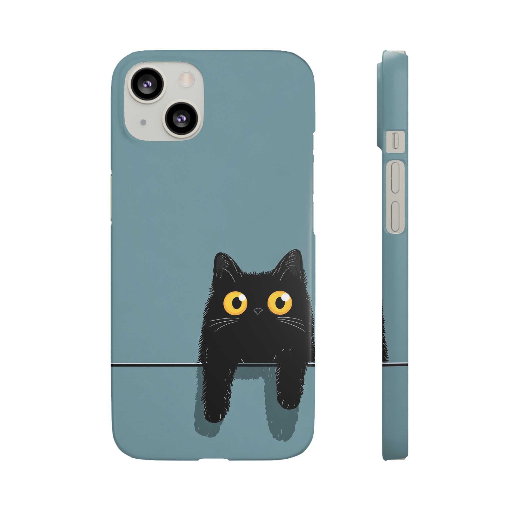 Cute Black Cat Phone Case