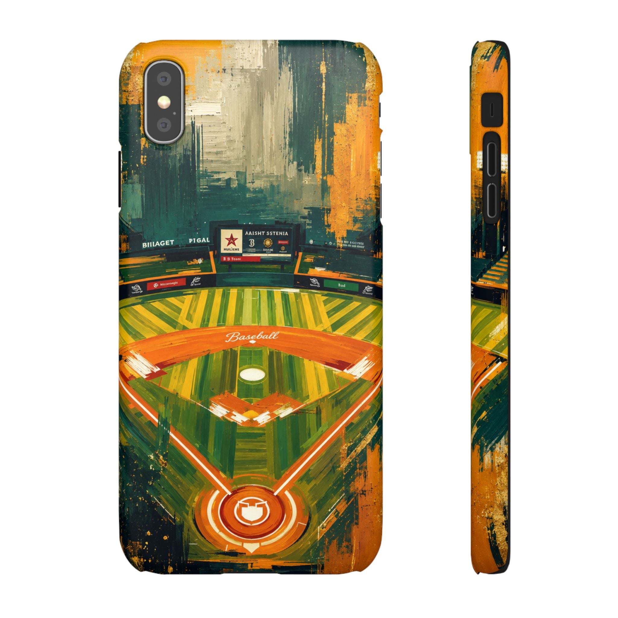 Abstract Baseball Stadium Phone Case