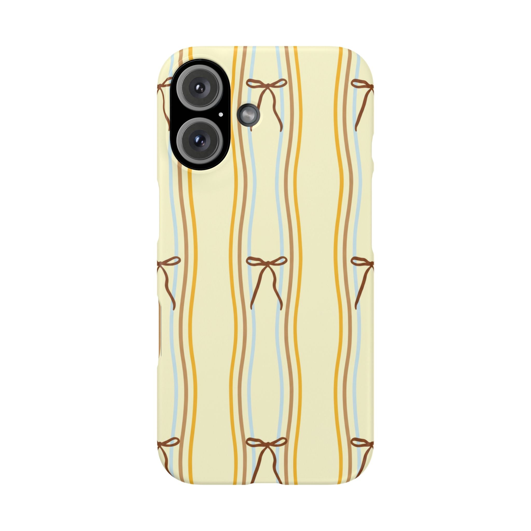 Bow Stripe Phone Case