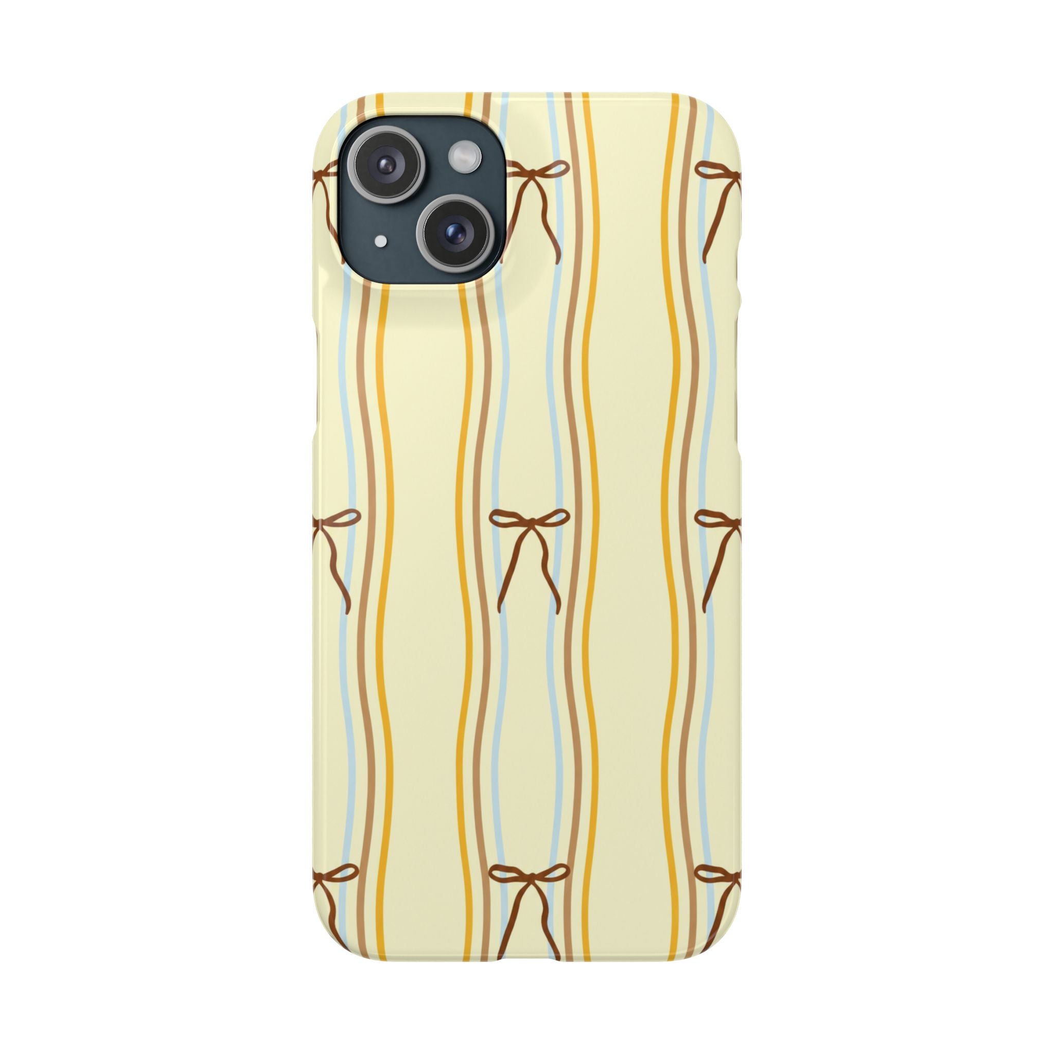 Bow Stripe Phone Case