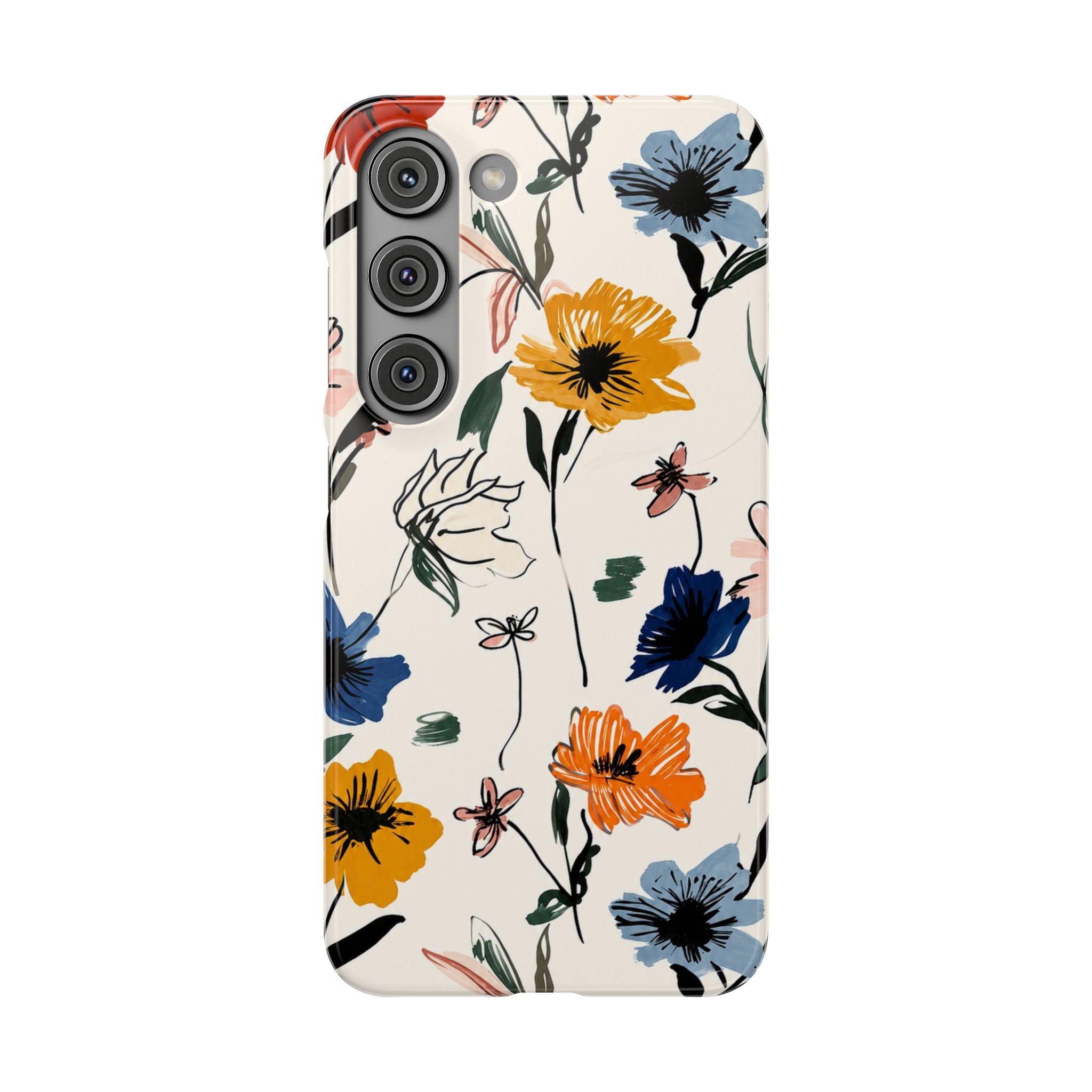 Wildflower Sketch Phone Case