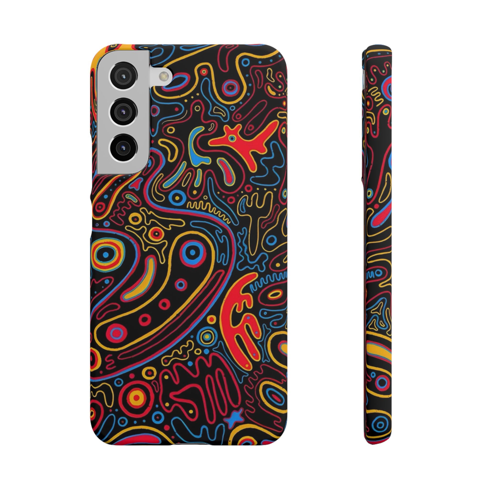 Neon Maze Phone Case