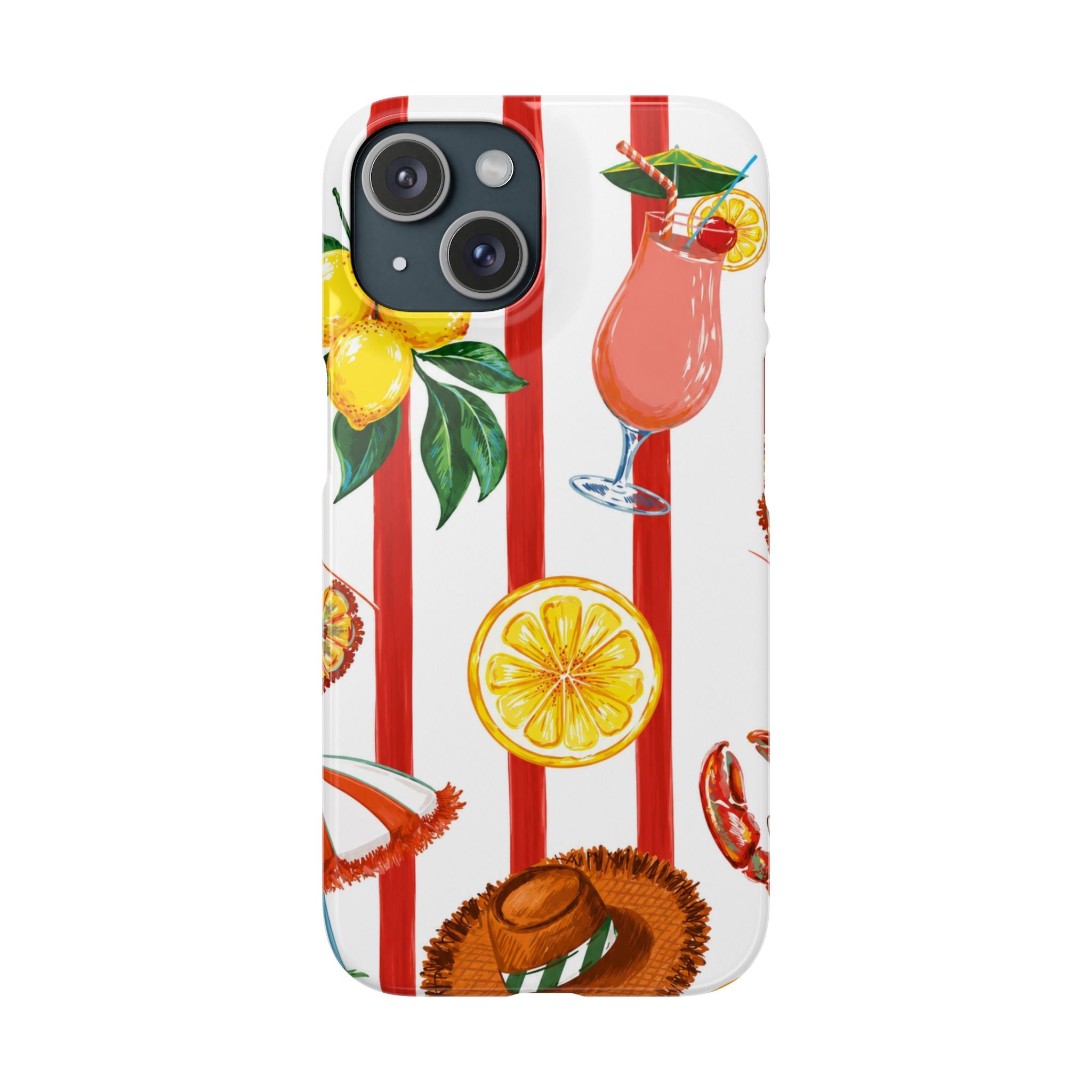 Lemon Coast – Summer Citrus Phone Case