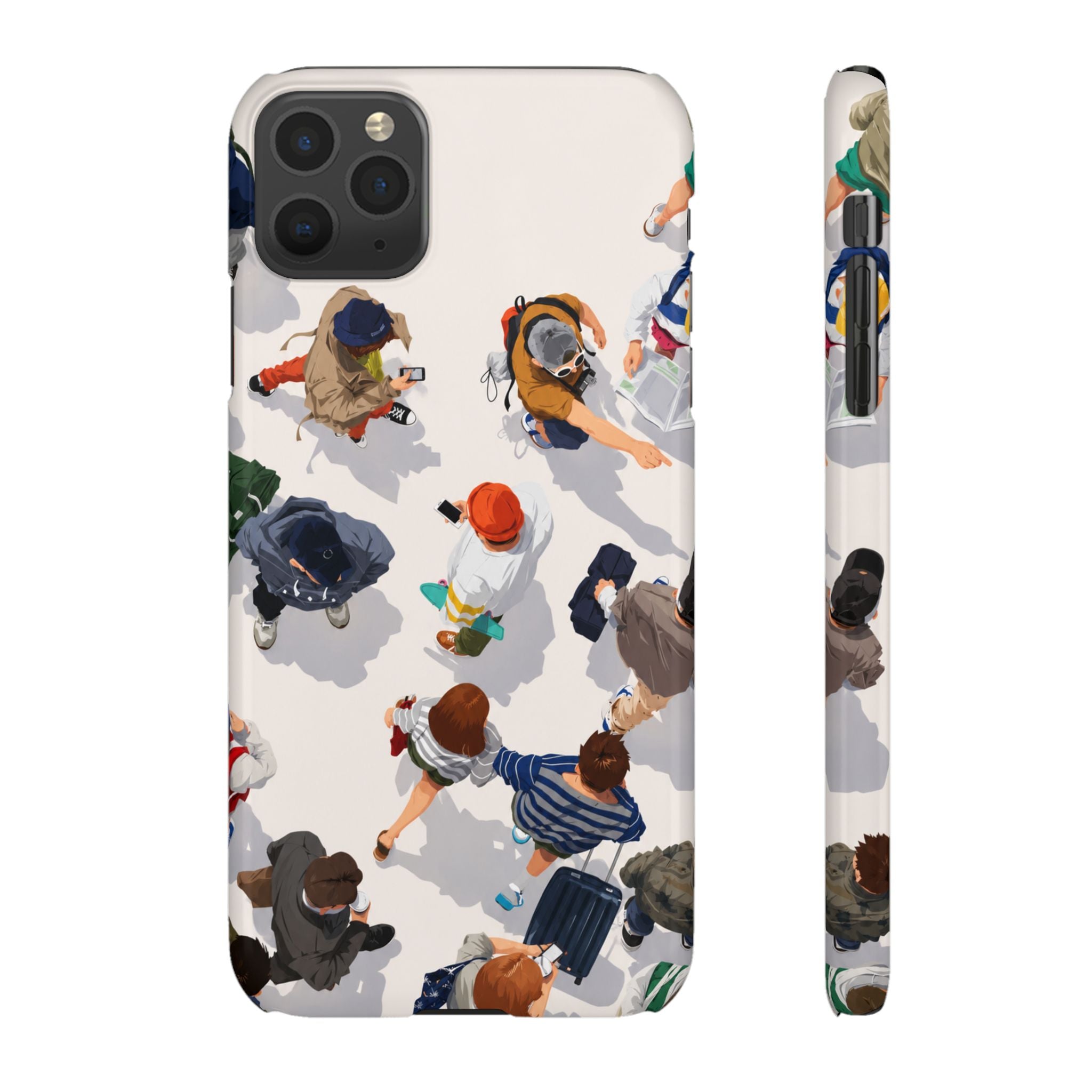 City Crowd Aesthetic Phone Case