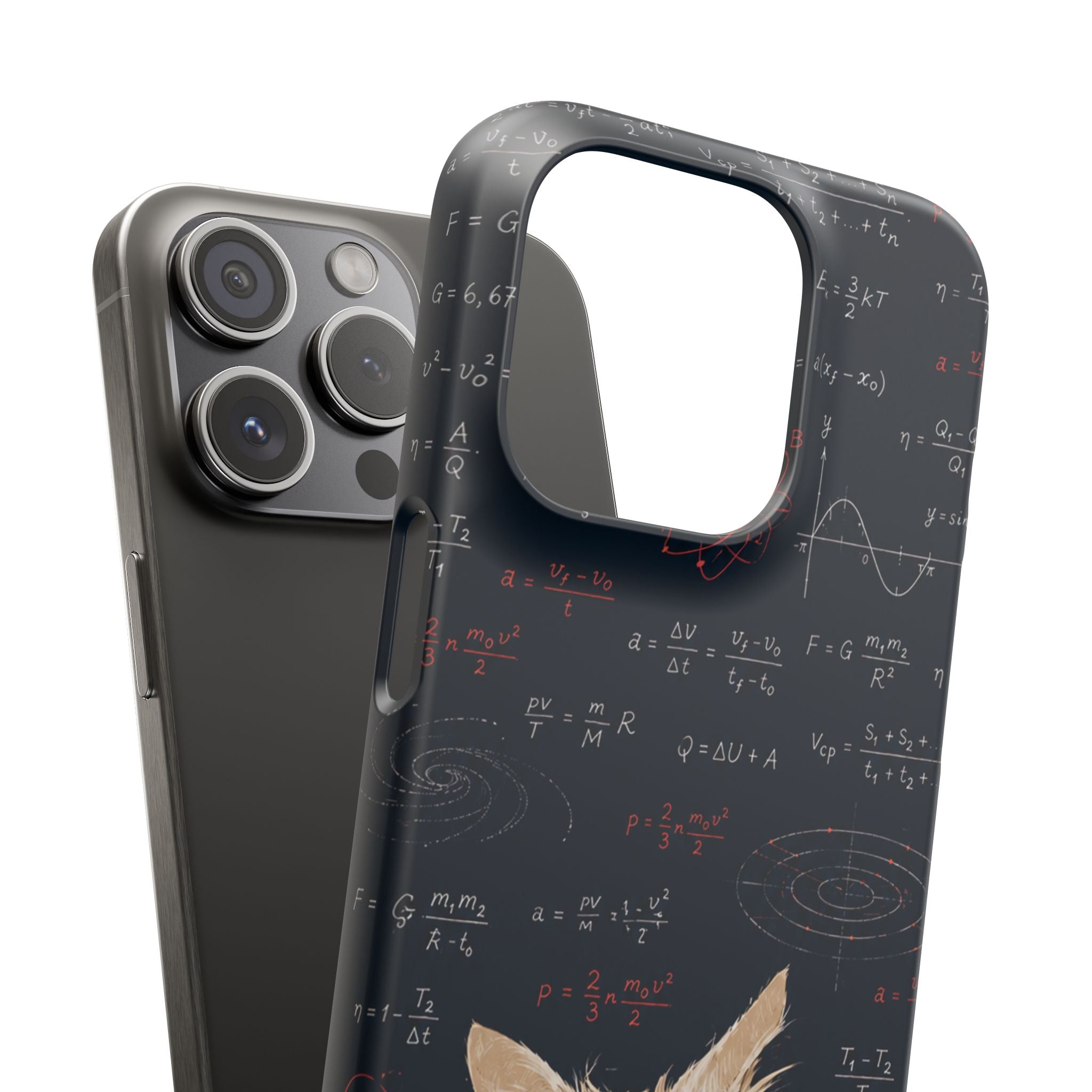 Quantum Kitty Physics Phone Case