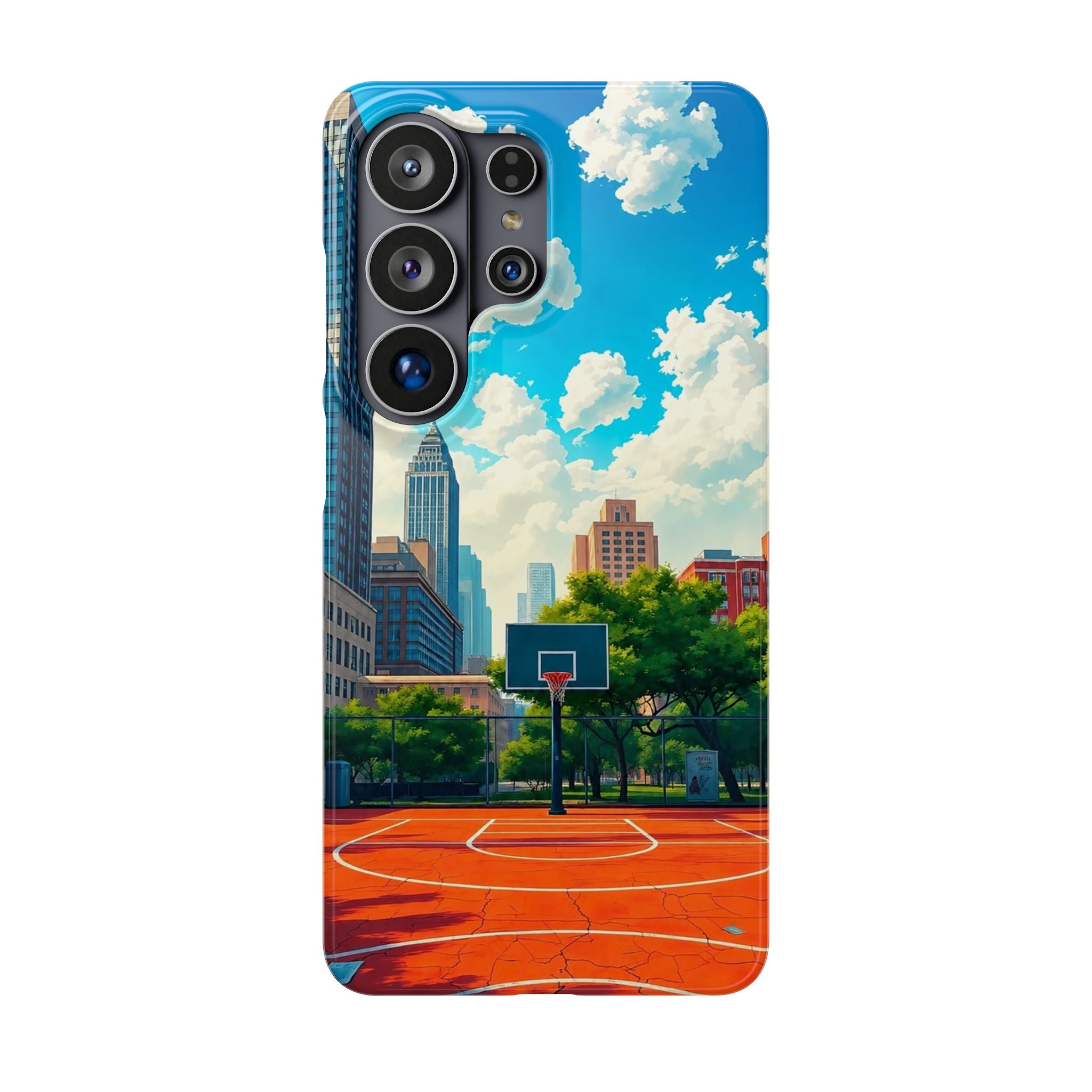 Urban Basketball Court Phone Case
