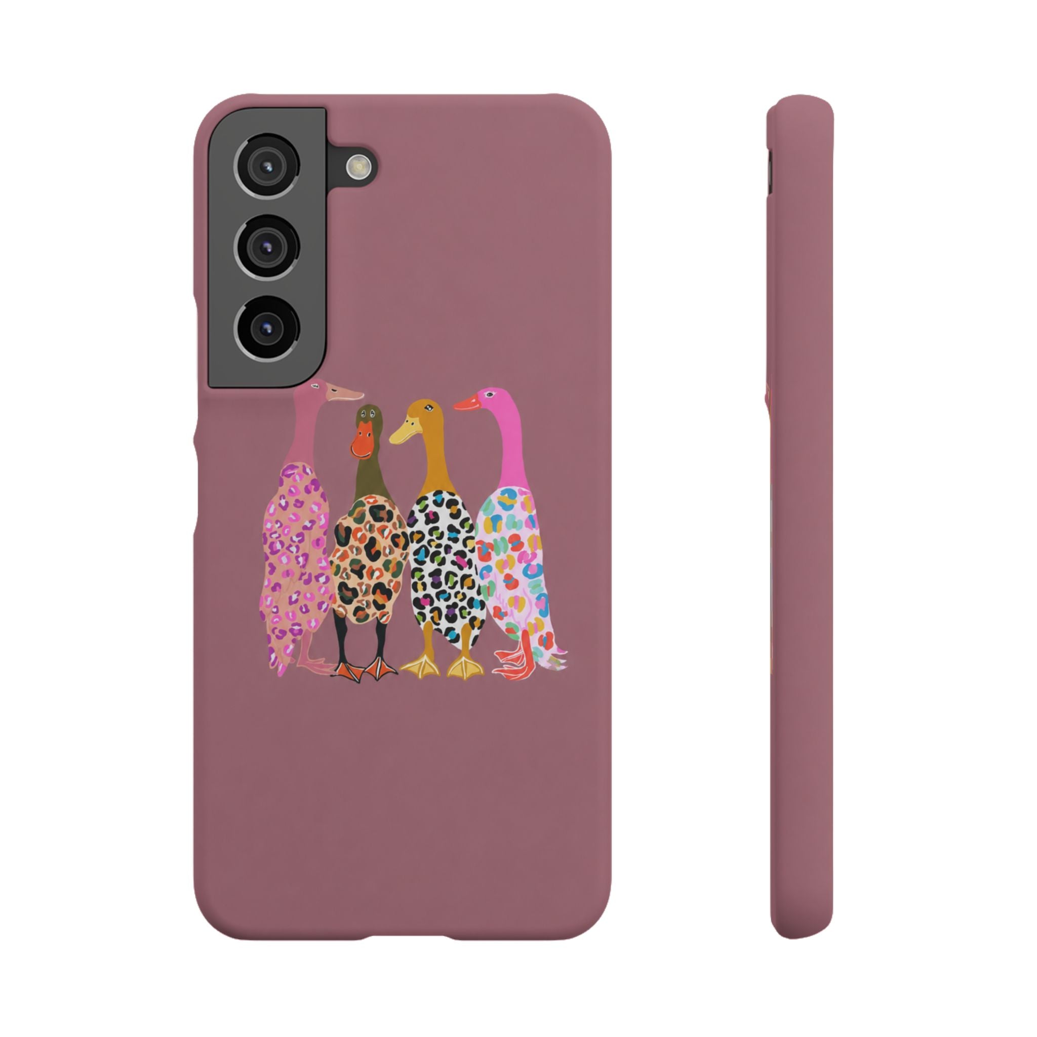 Colorful Leopard Ducks Phone Case