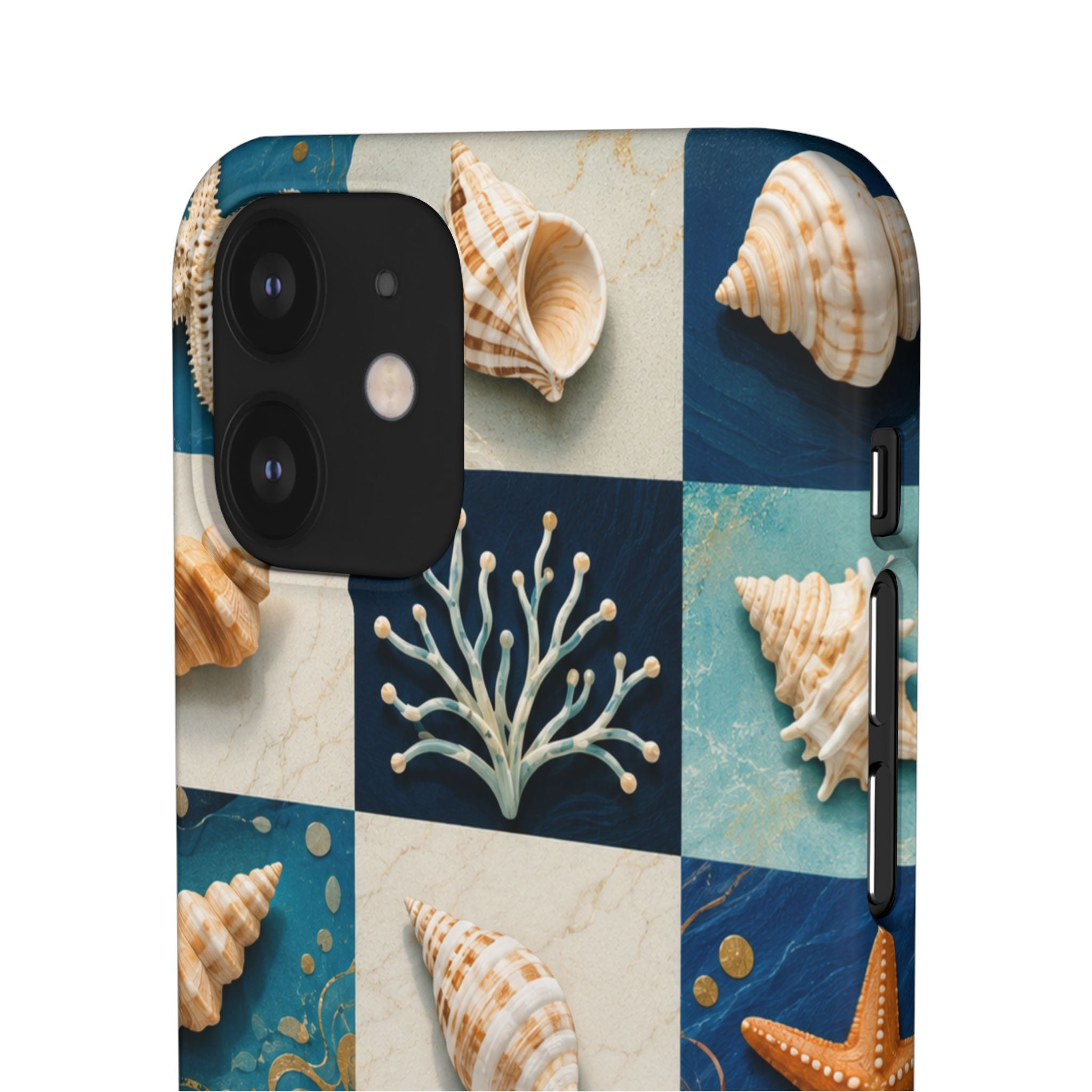 Coastal Seashell Mosaic Phone Case