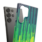 Liquid Emerald – Abstract Drip Phone Case