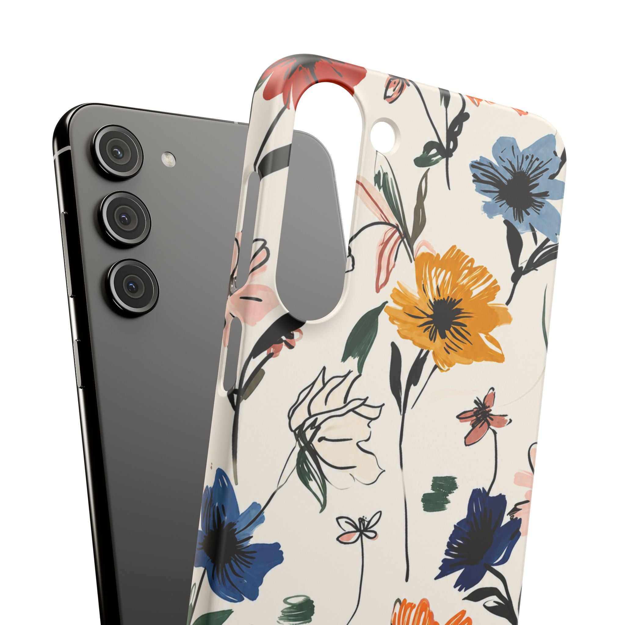 Wildflower Sketch Phone Case