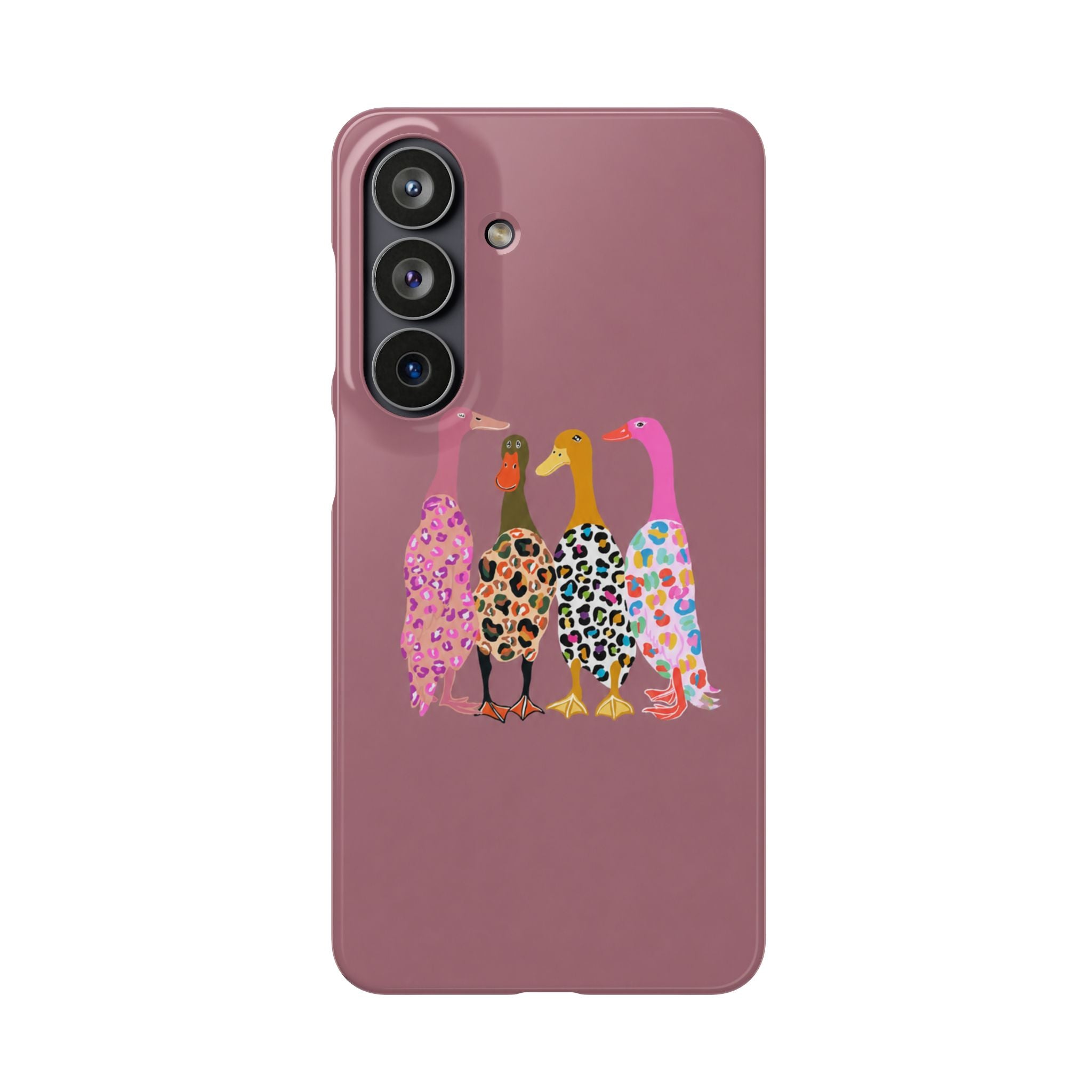 Colorful Leopard Ducks Phone Case