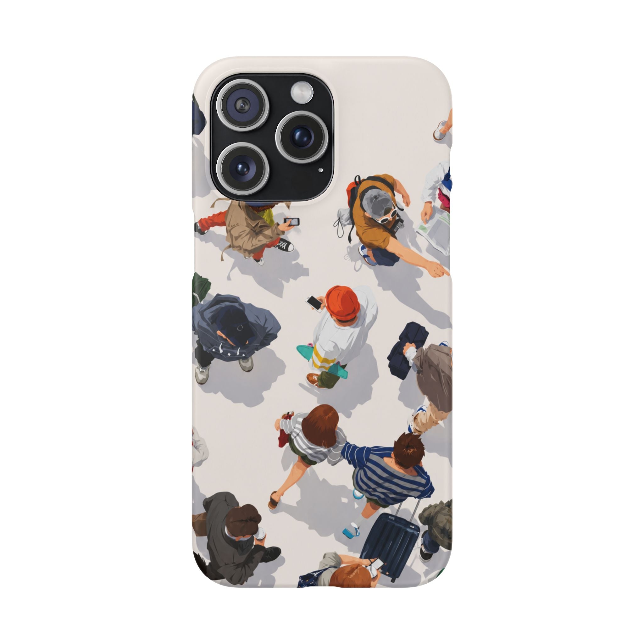 City Crowd Aesthetic Phone Case