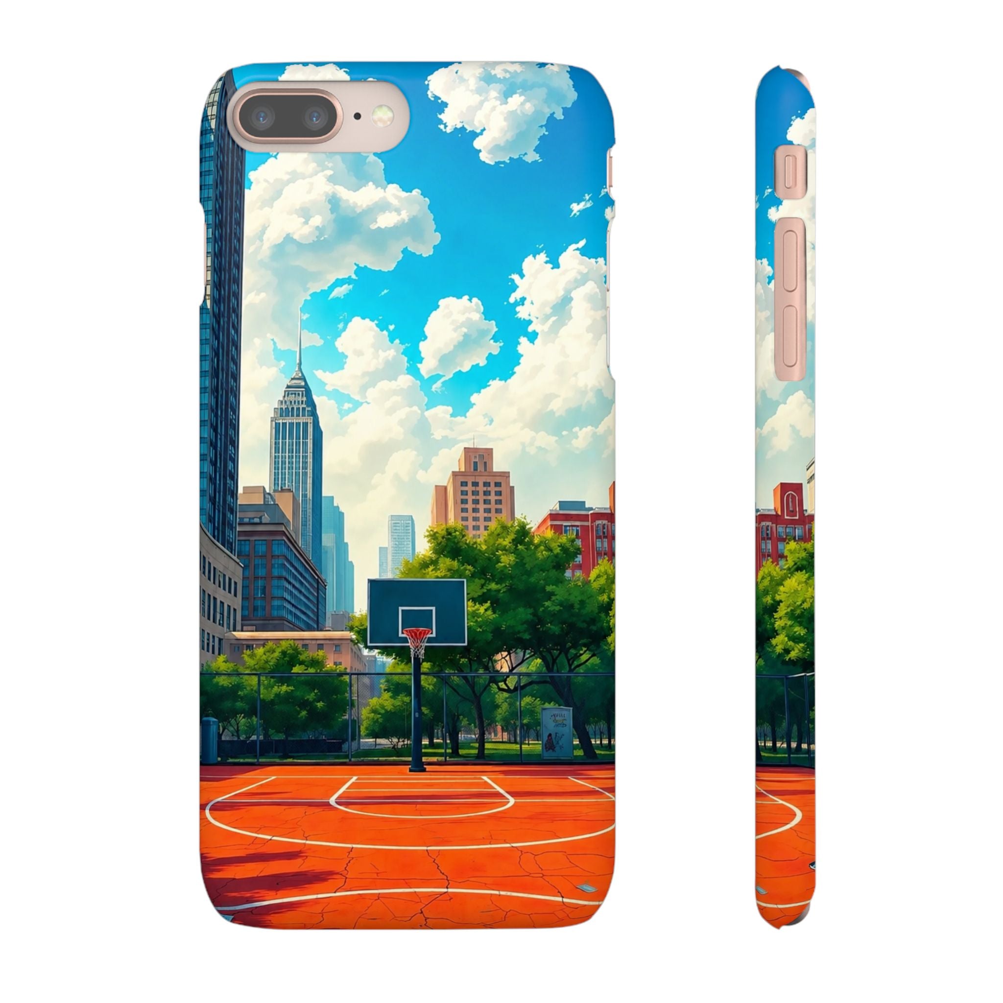 Urban Basketball Court Phone Case