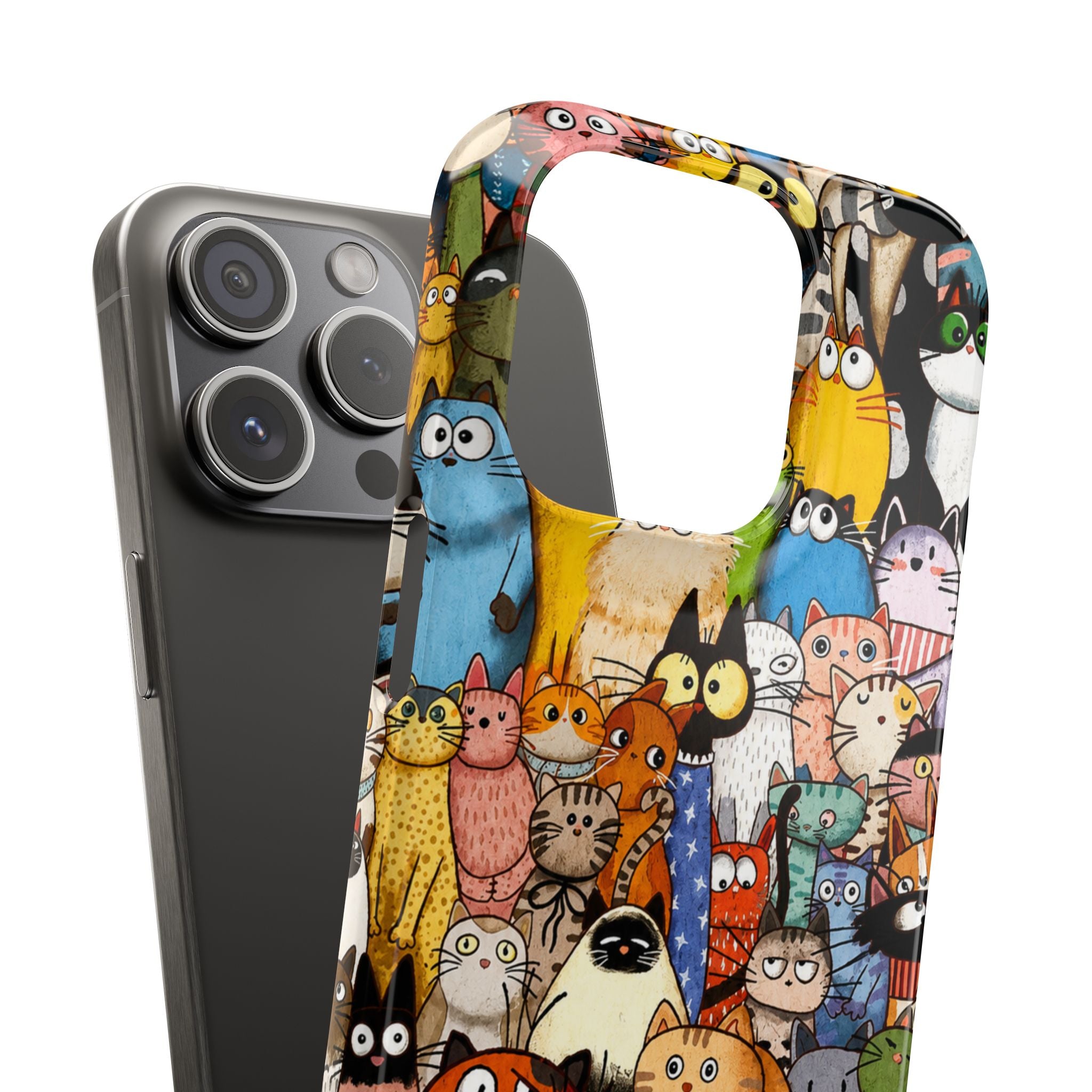 Cute Cat Pattern Phone Case
