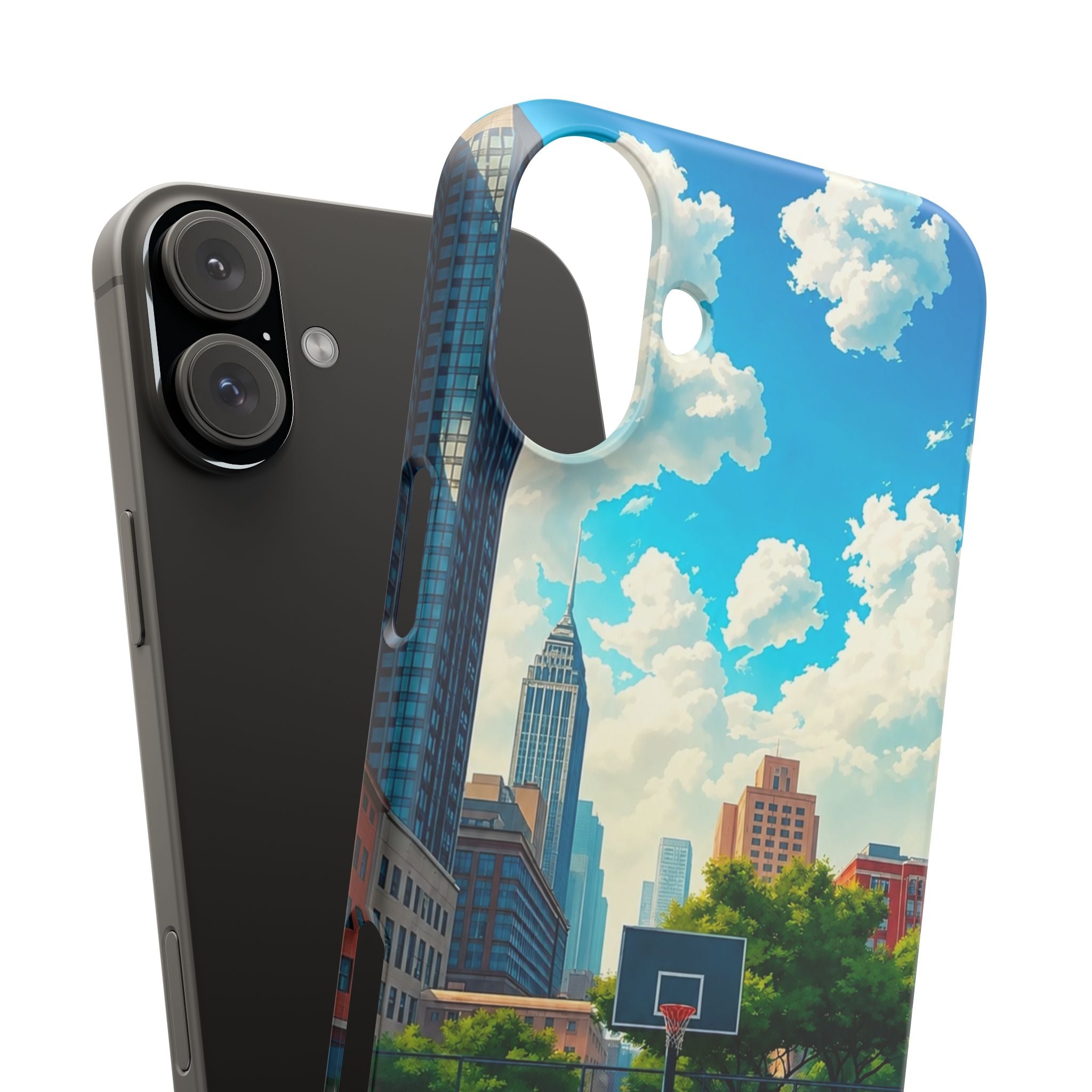Urban Basketball Court Phone Case