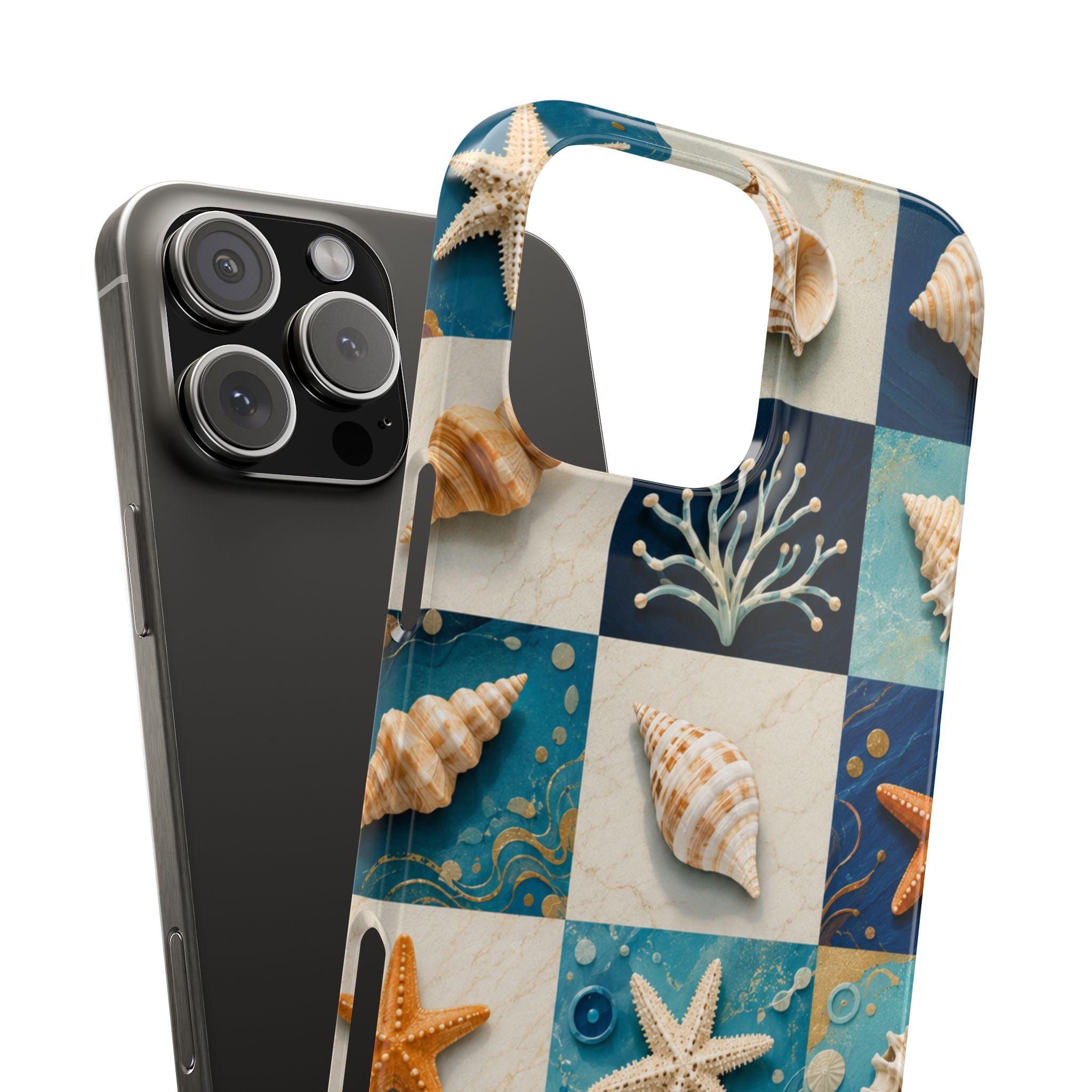 Coastal Seashell Mosaic Phone Case