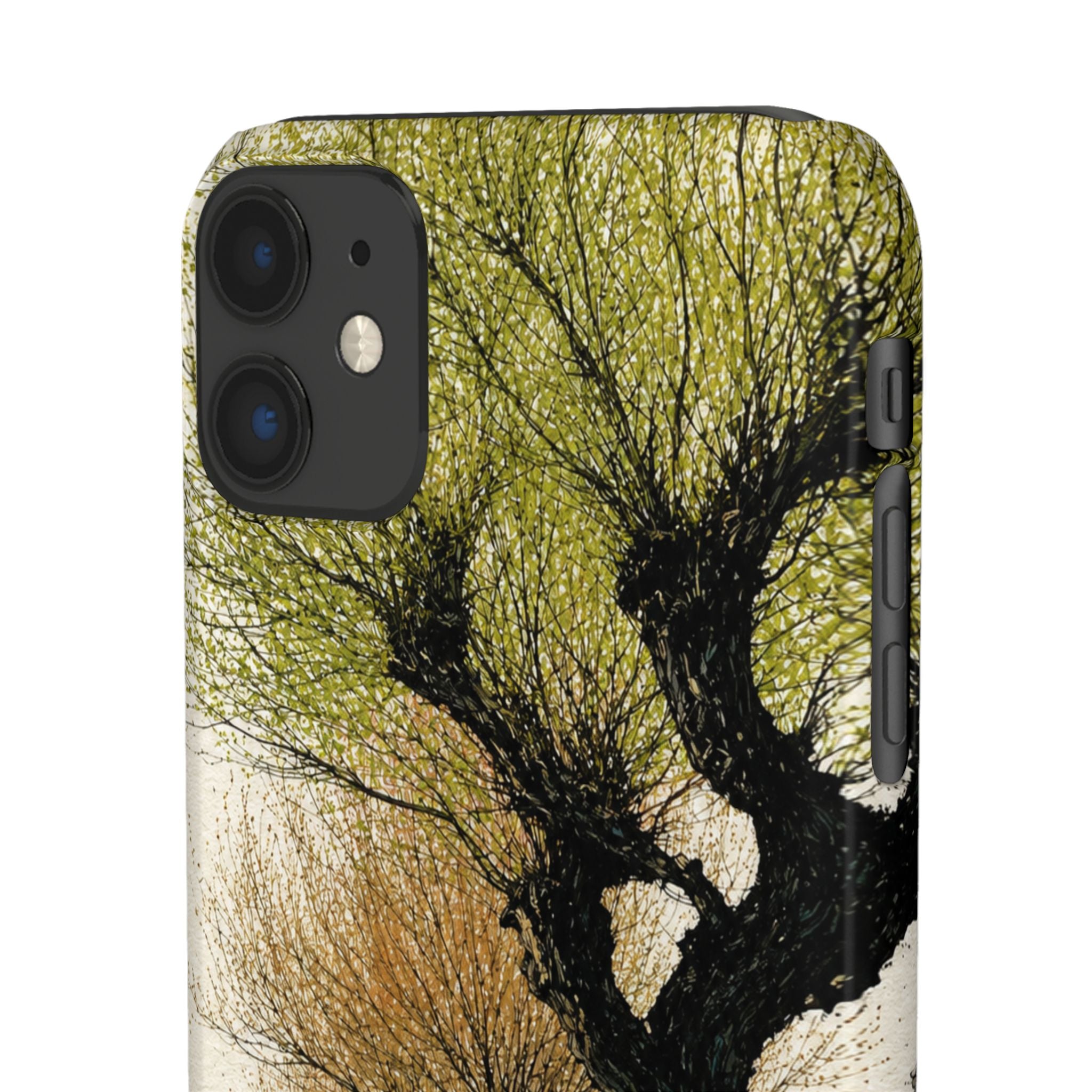 Serene Willow Landscape Phone Case