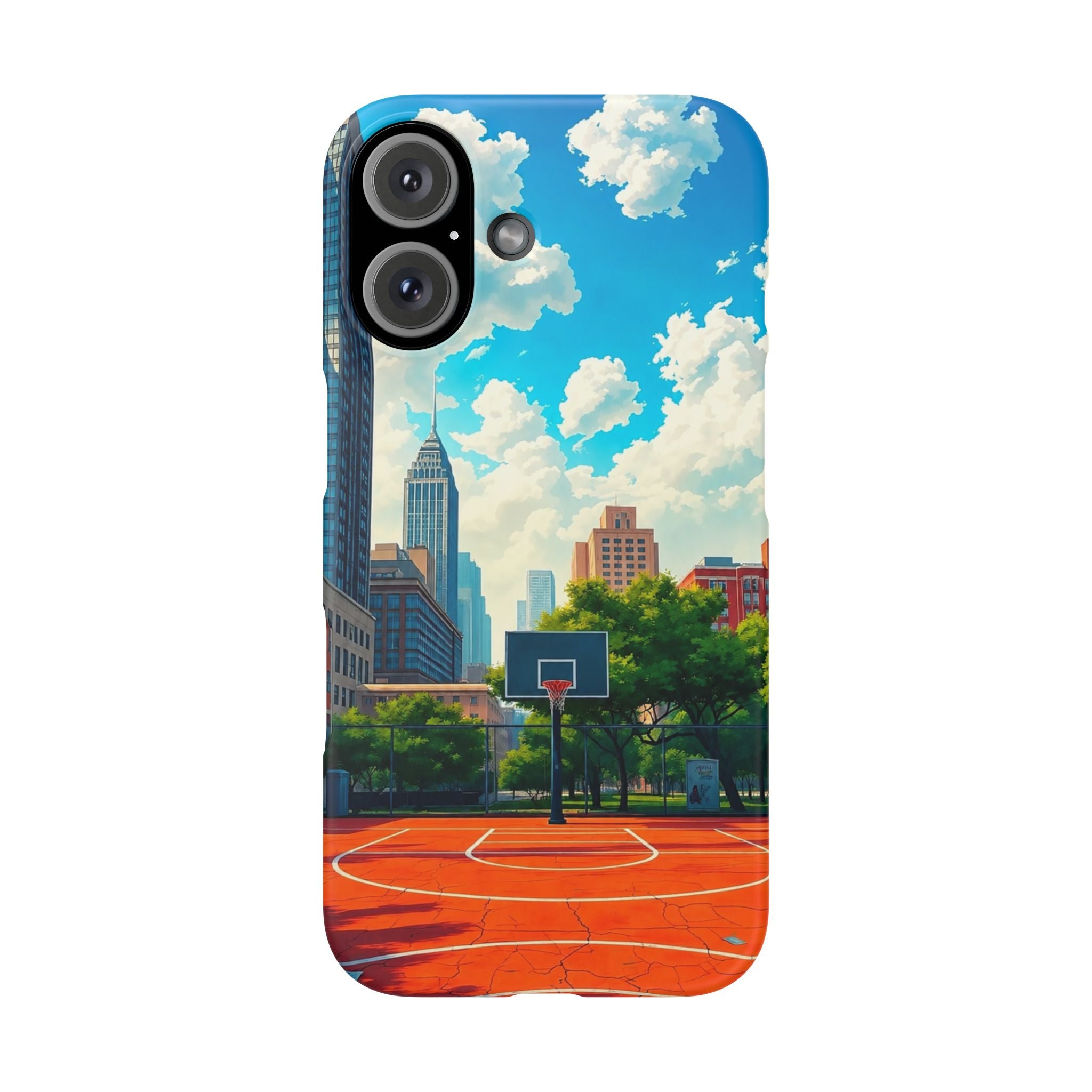 Urban Basketball Court Phone Case