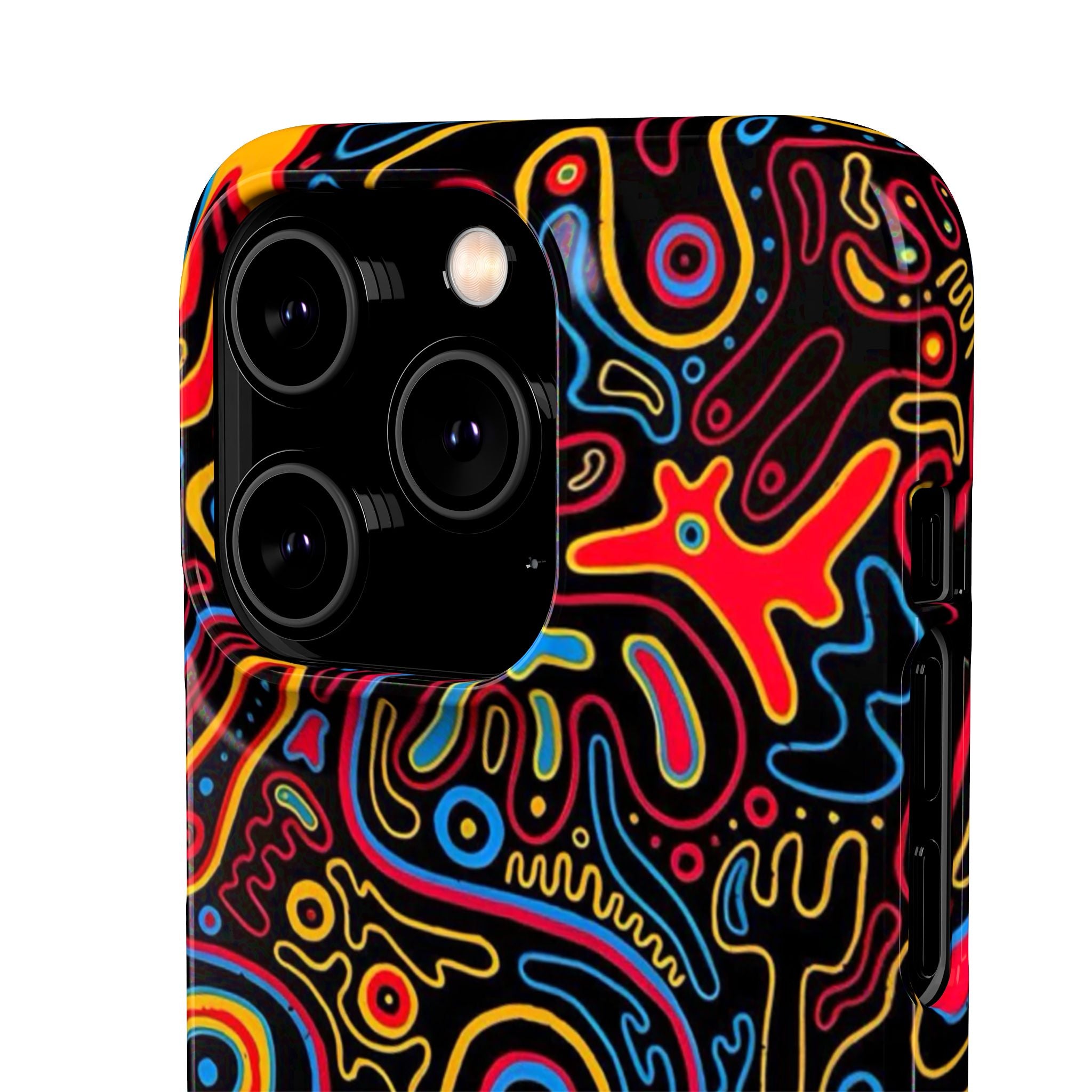 Neon Maze Phone Case
