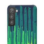 Liquid Emerald – Abstract Drip Phone Case