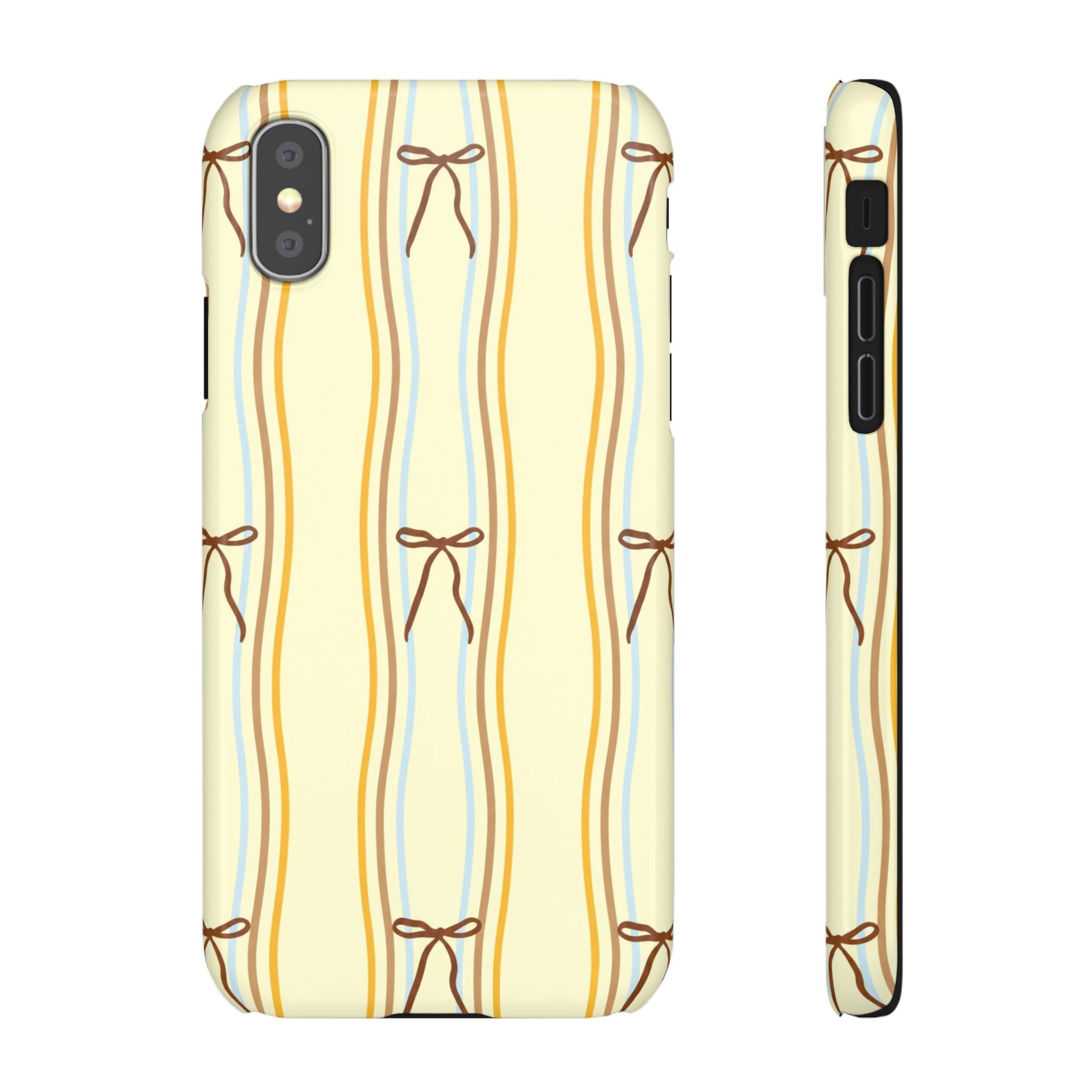 Bow Stripe Phone Case