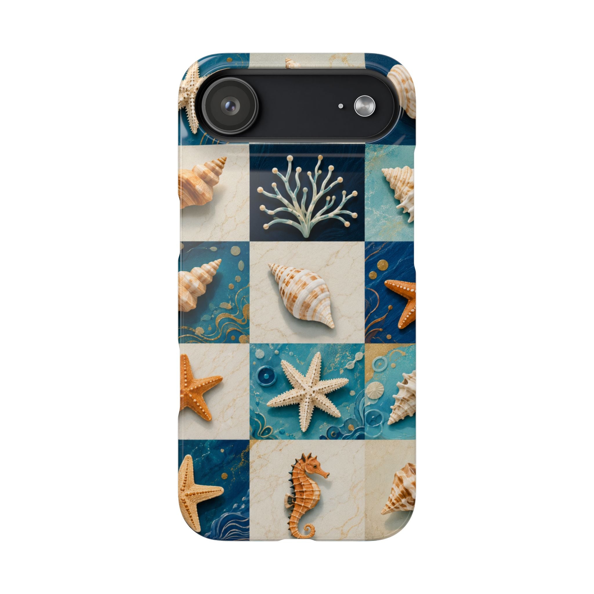 Coastal Seashell Mosaic Phone Case