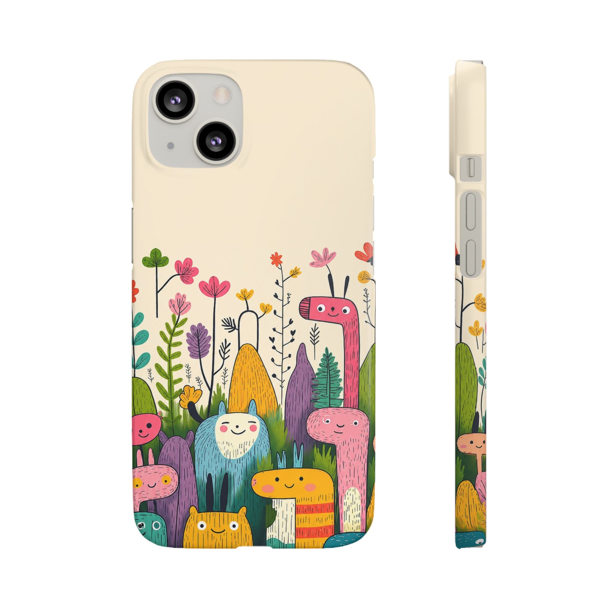 Cute Monster Garden Phone Case