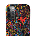 Neon Maze Phone Case