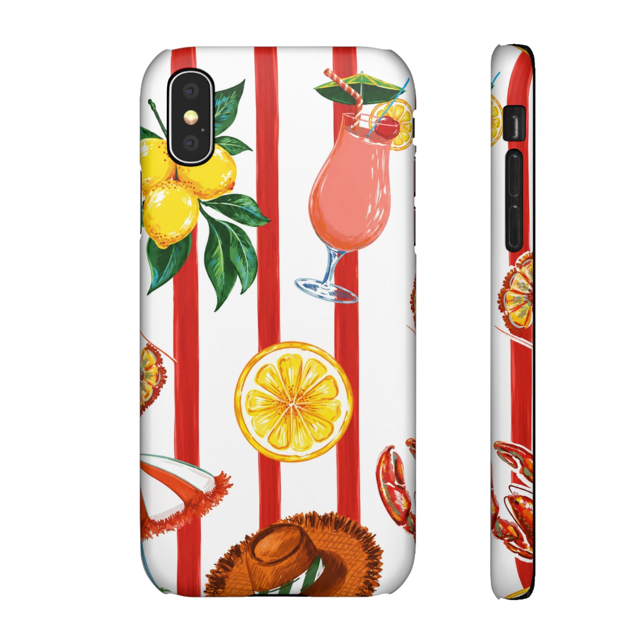 Lemon Coast – Summer Citrus Phone Case