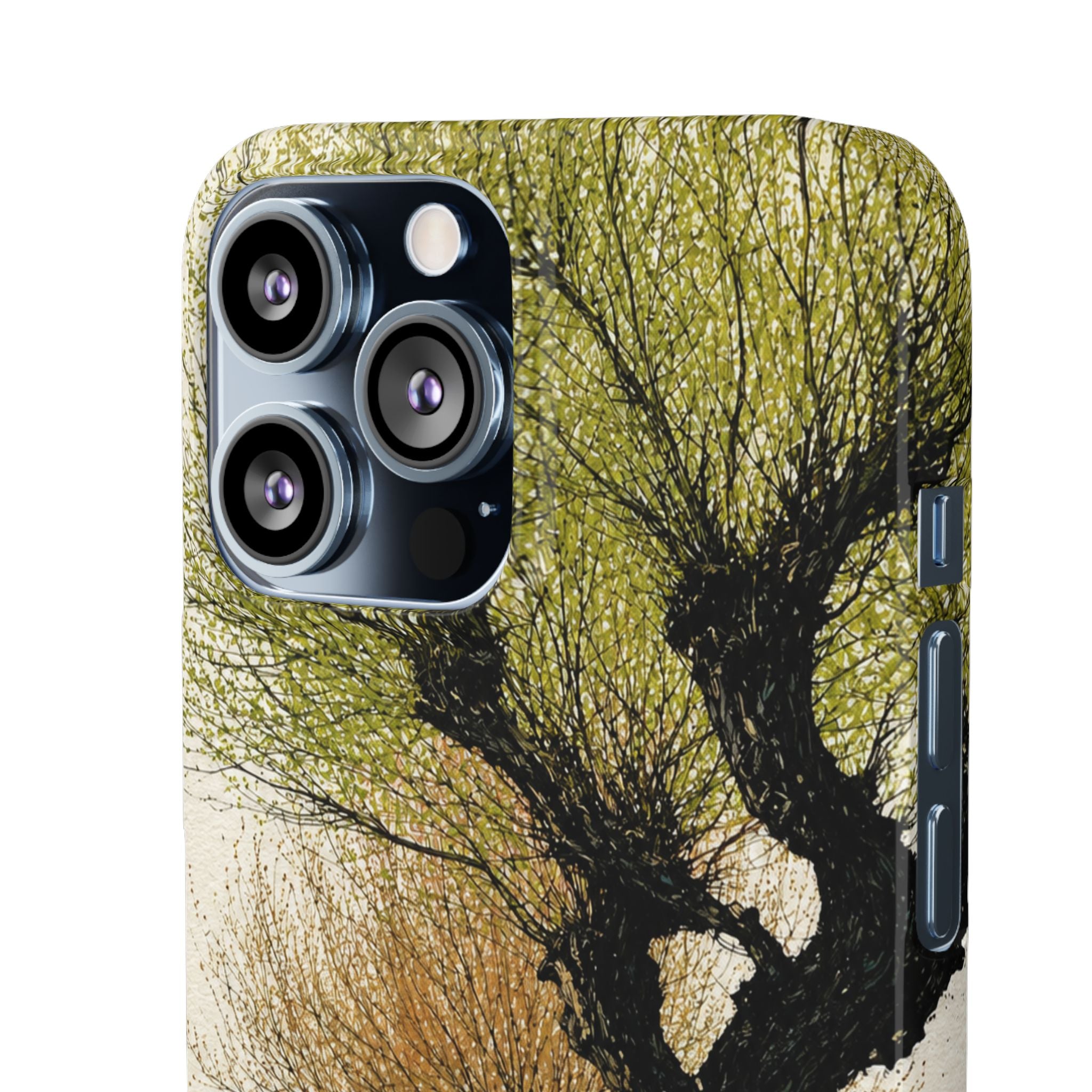 Serene Willow Landscape Phone Case
