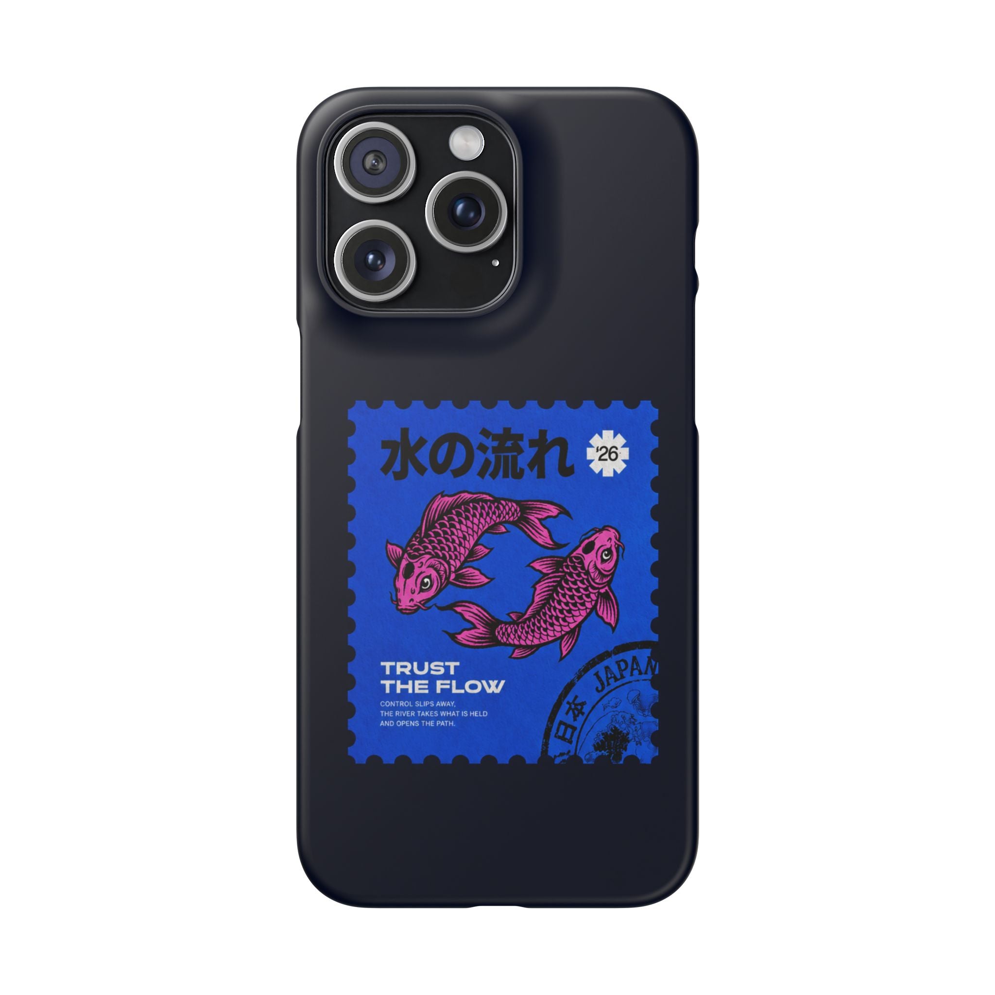 Trust The Flow Koi Phone Case
