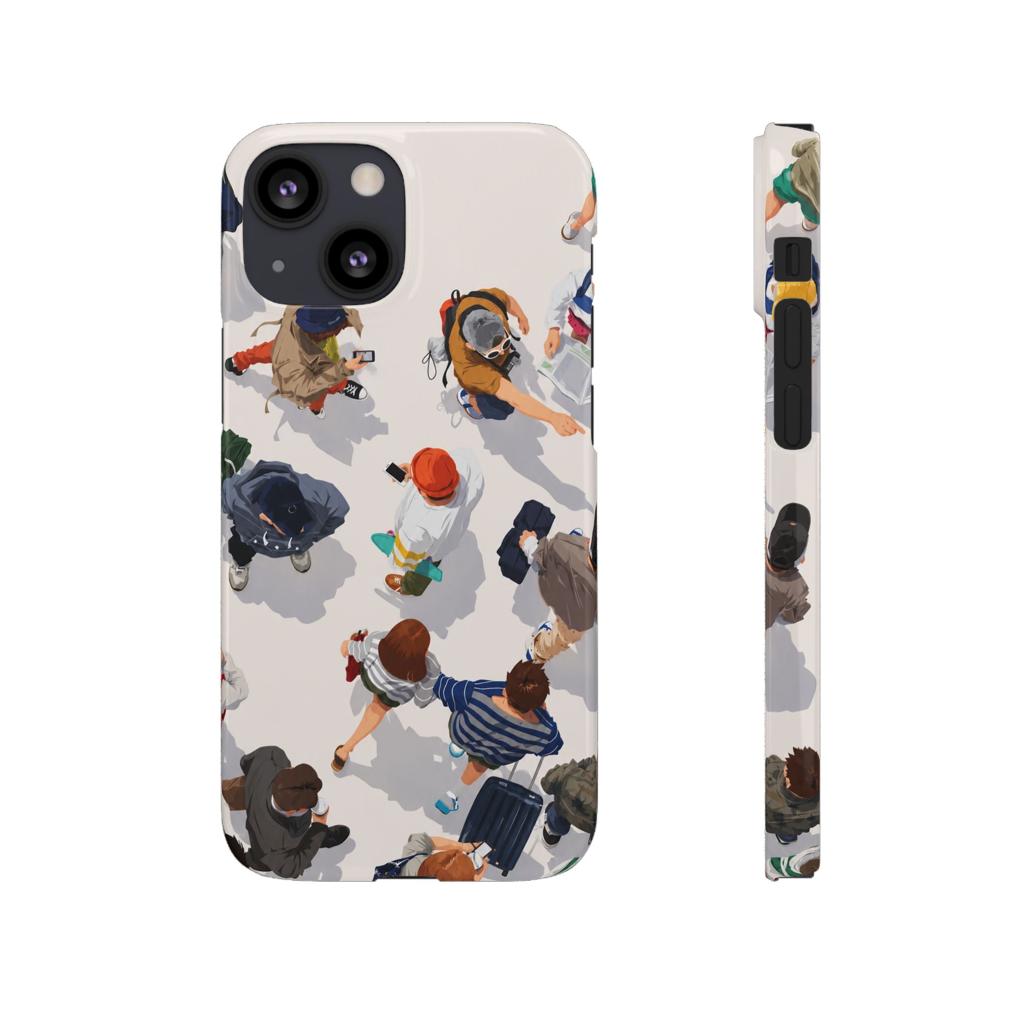 City Crowd Aesthetic Phone Case