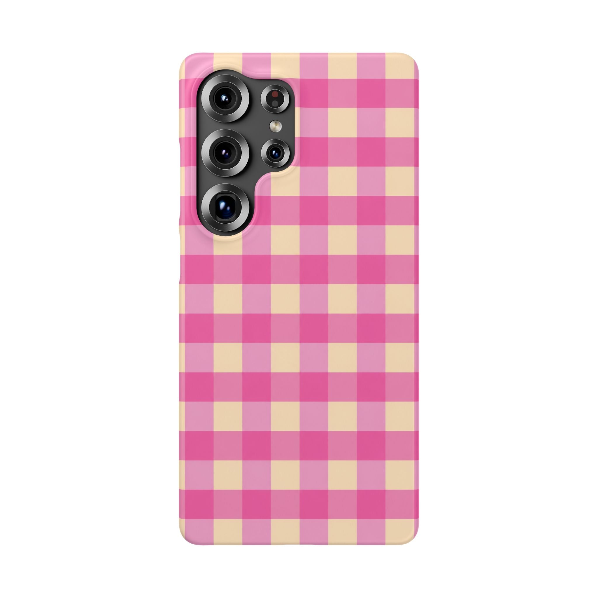 Pink Gingham Phone Case