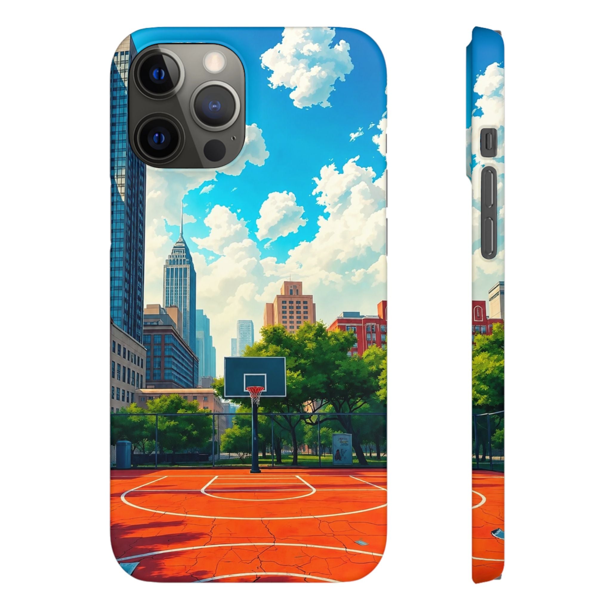 Urban Basketball Court Phone Case