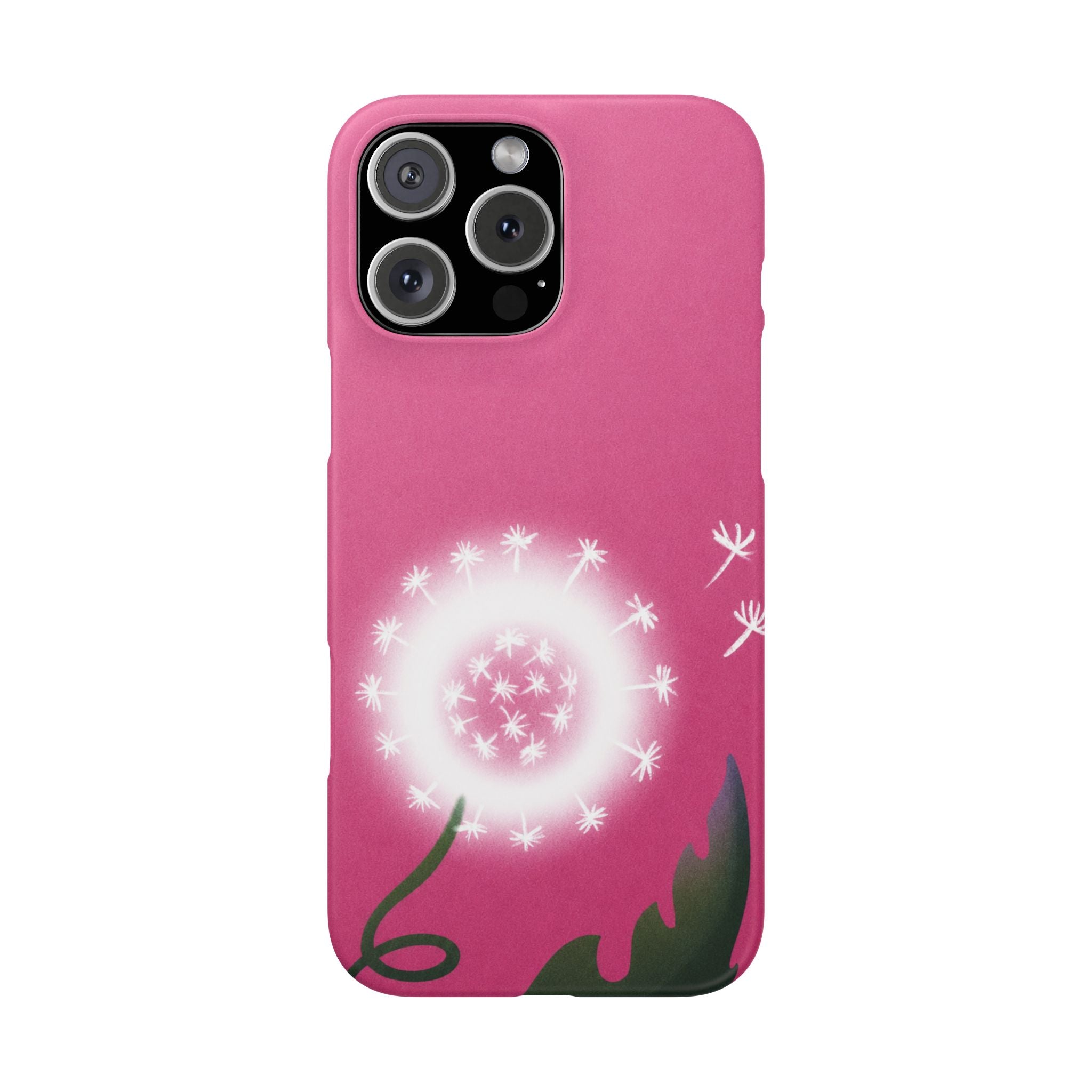 Pink Dandelion Phone Case