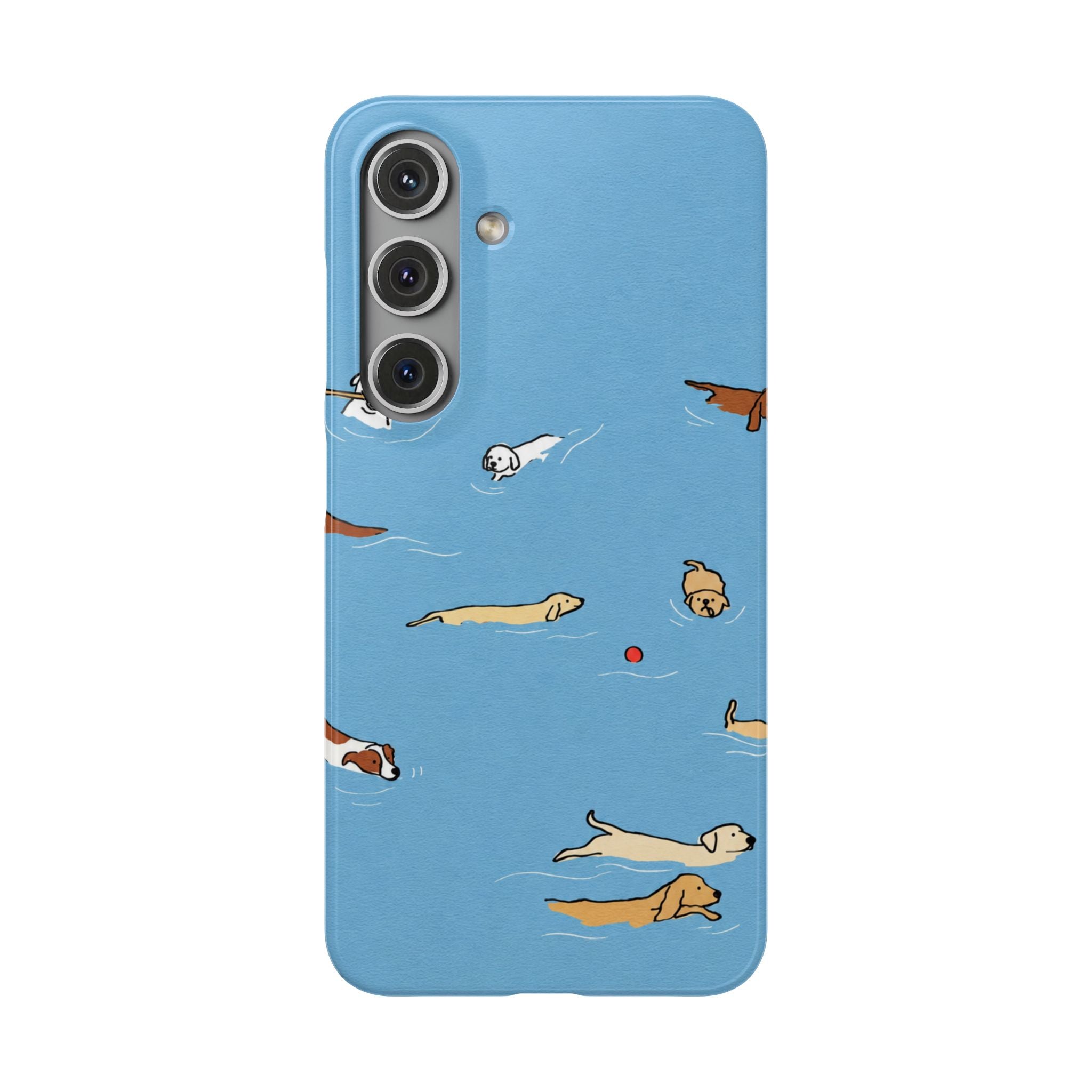 Swimming Dogs Phone Case