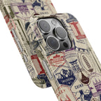 Vintage Travel Stamps Phone Case