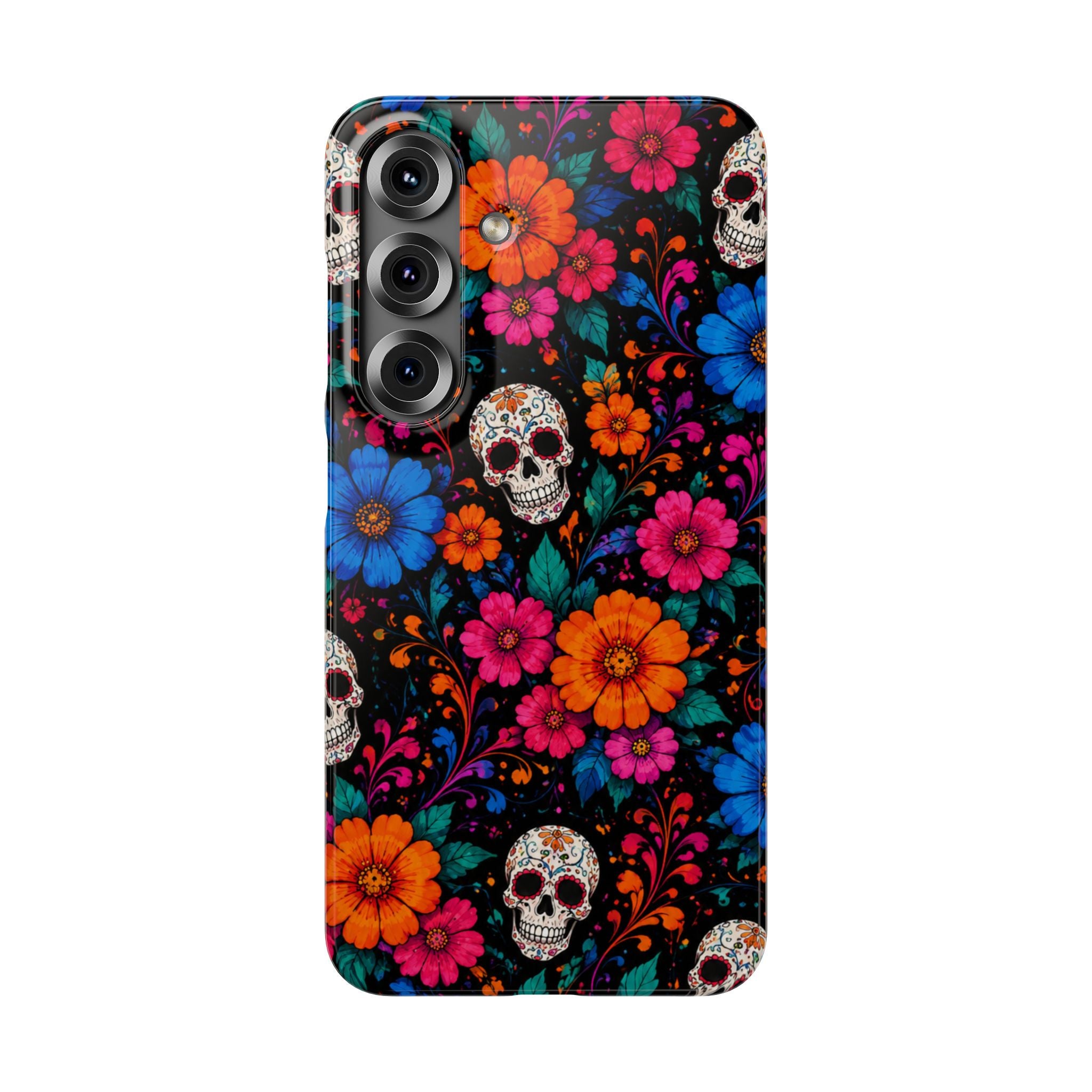 Sugar Skull Floral Phone Case