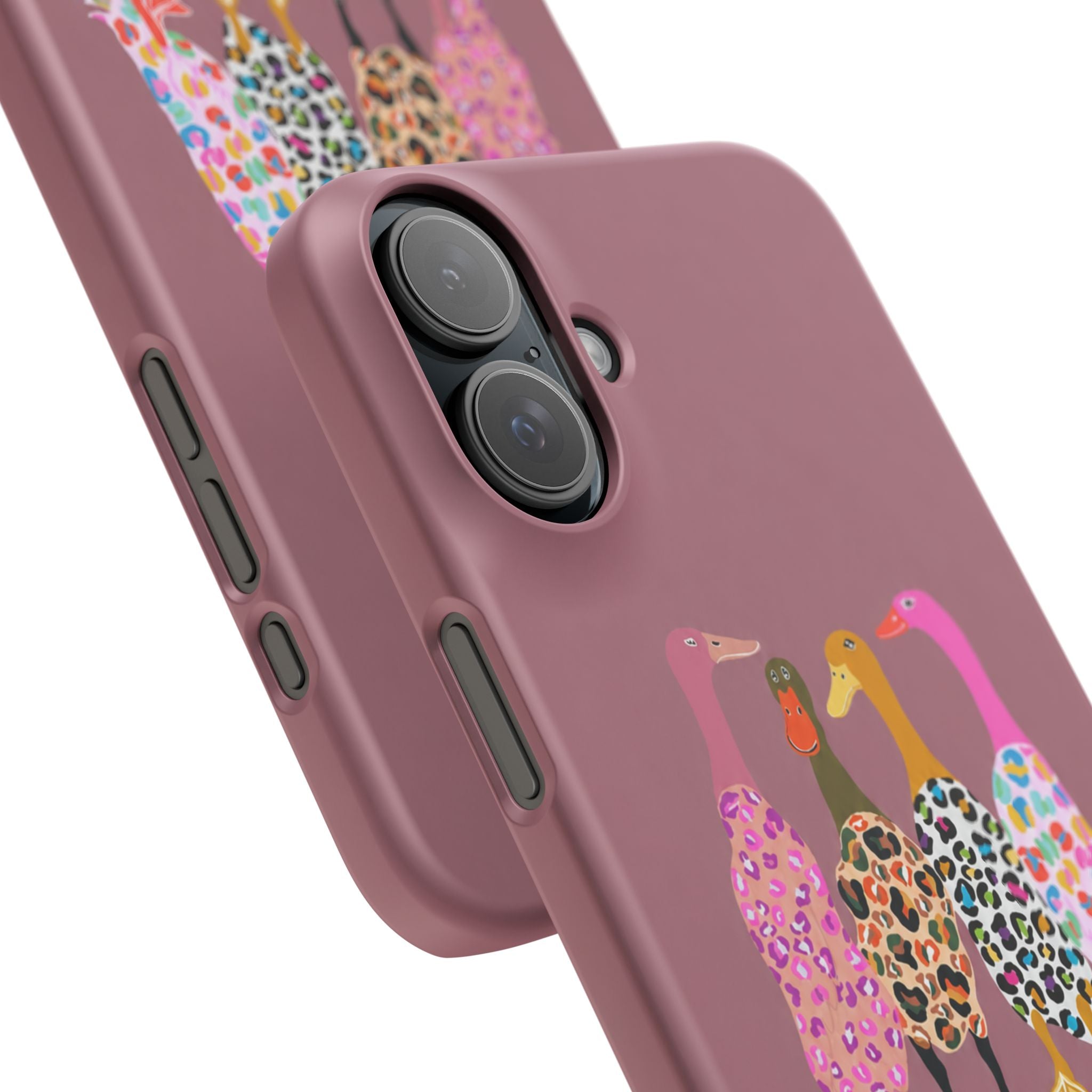 Colorful Leopard Ducks Phone Case
