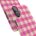 Pink Gingham Phone Case