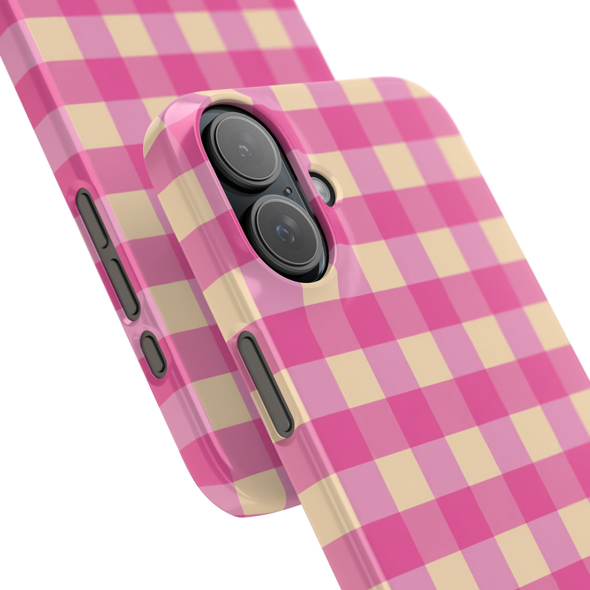 Pink Gingham Phone Case